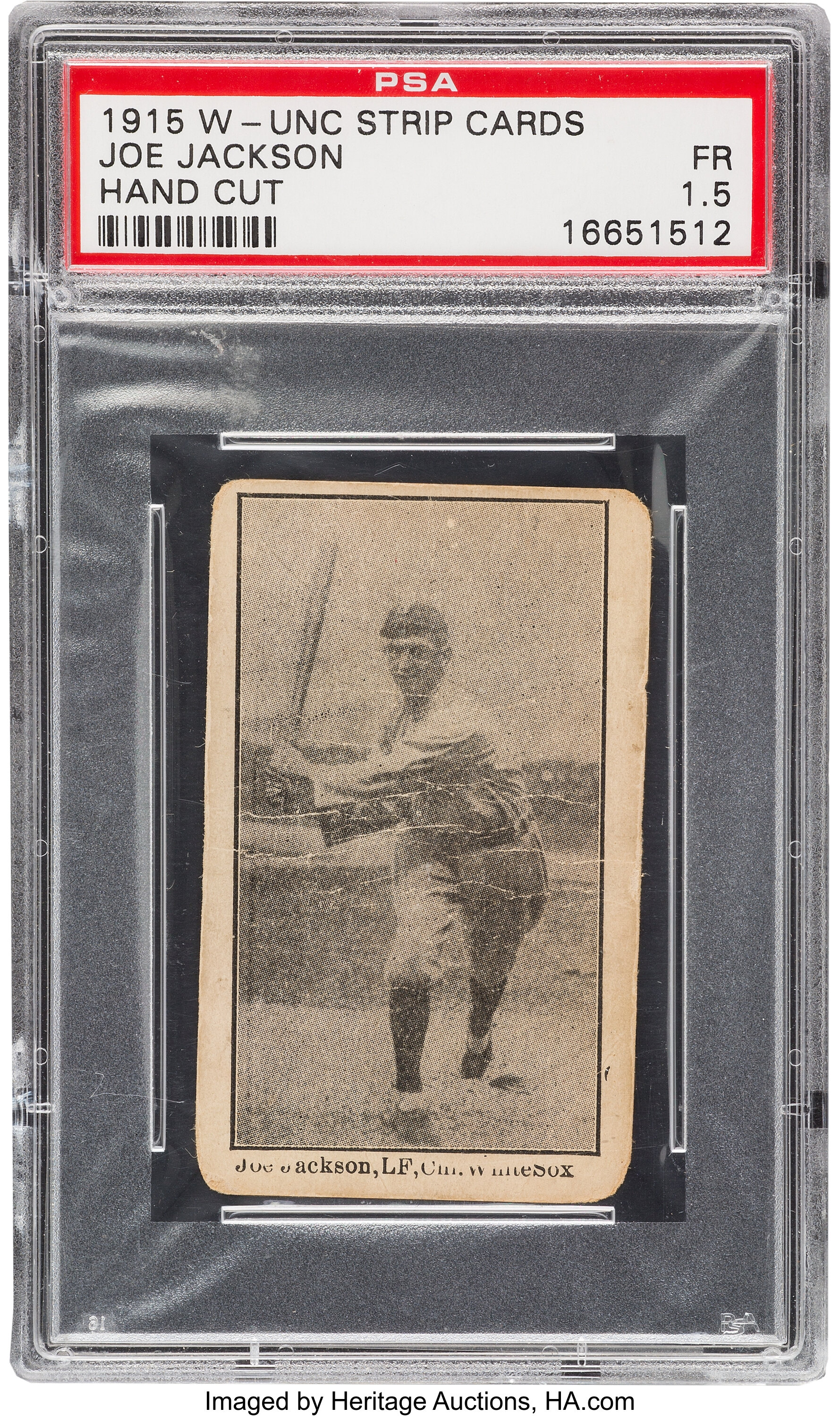 Baseball Cards - 1915 W-UNC Strip Cards