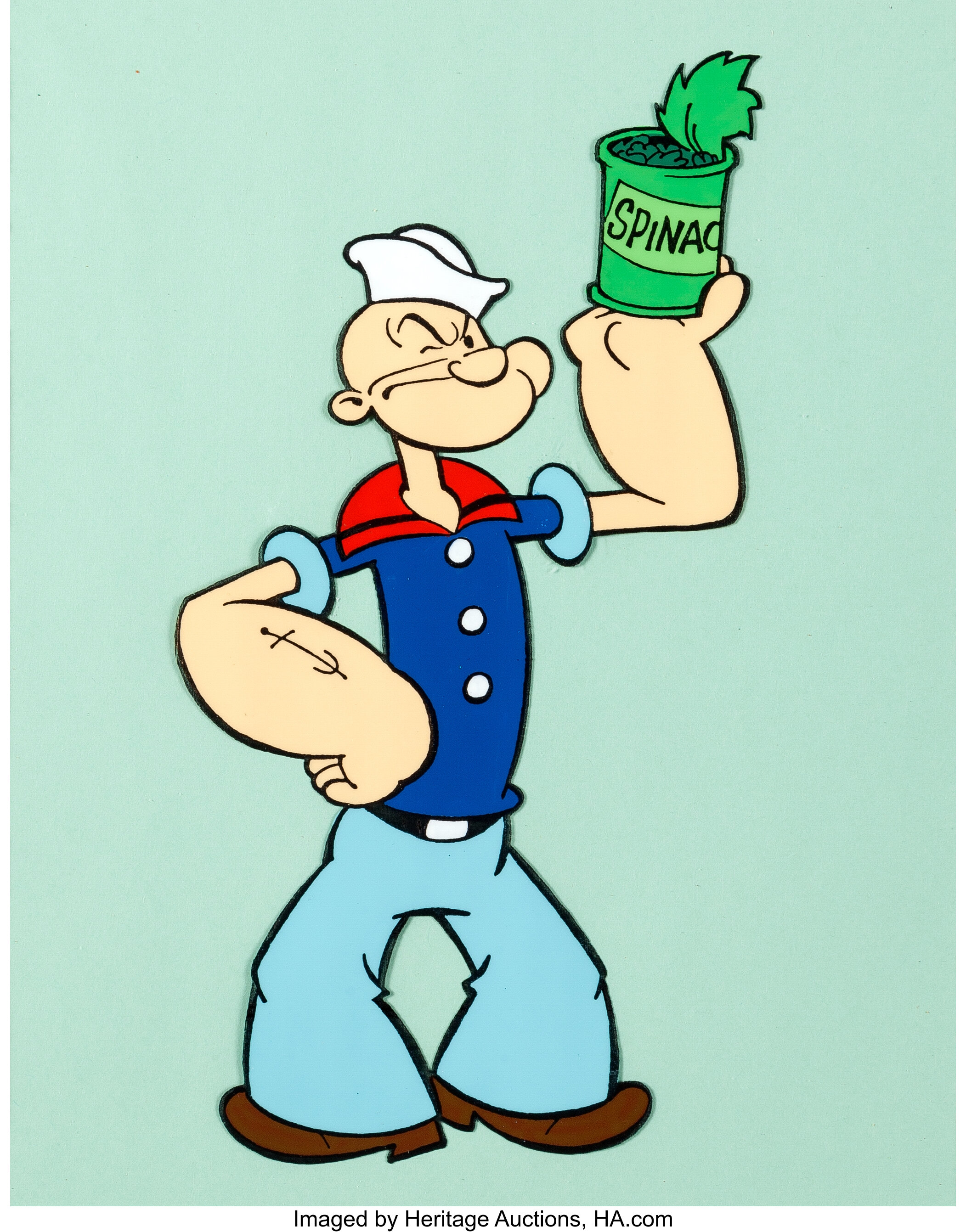 All New Popeye Hour Publicity Cel (Hanna-Barbera, 1978).... | Lot ...