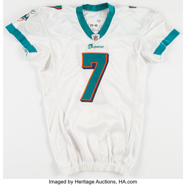 2009 Chad Henne Game Worn, Unwashed Miami Dolphins Jersey - NFL, Lot  #41087