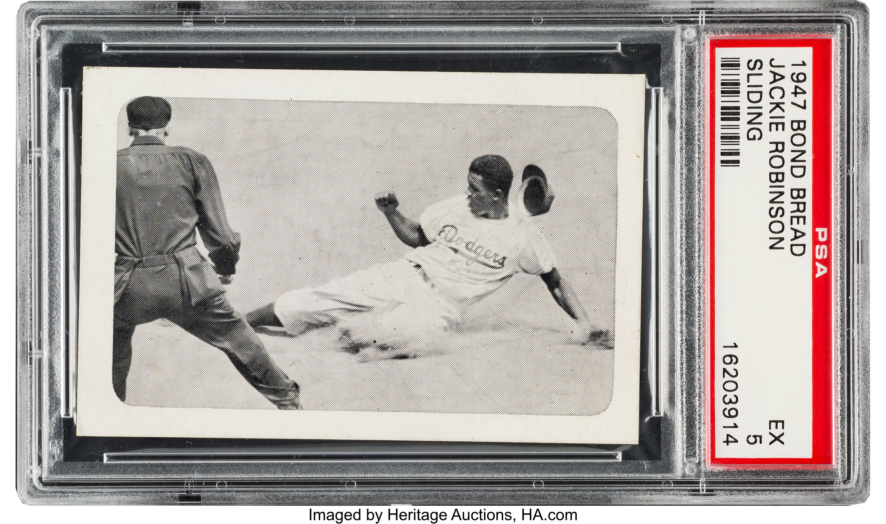 1947 Bond Bread Jackie Robinson Jackie Robinson (Running Down Baseline)