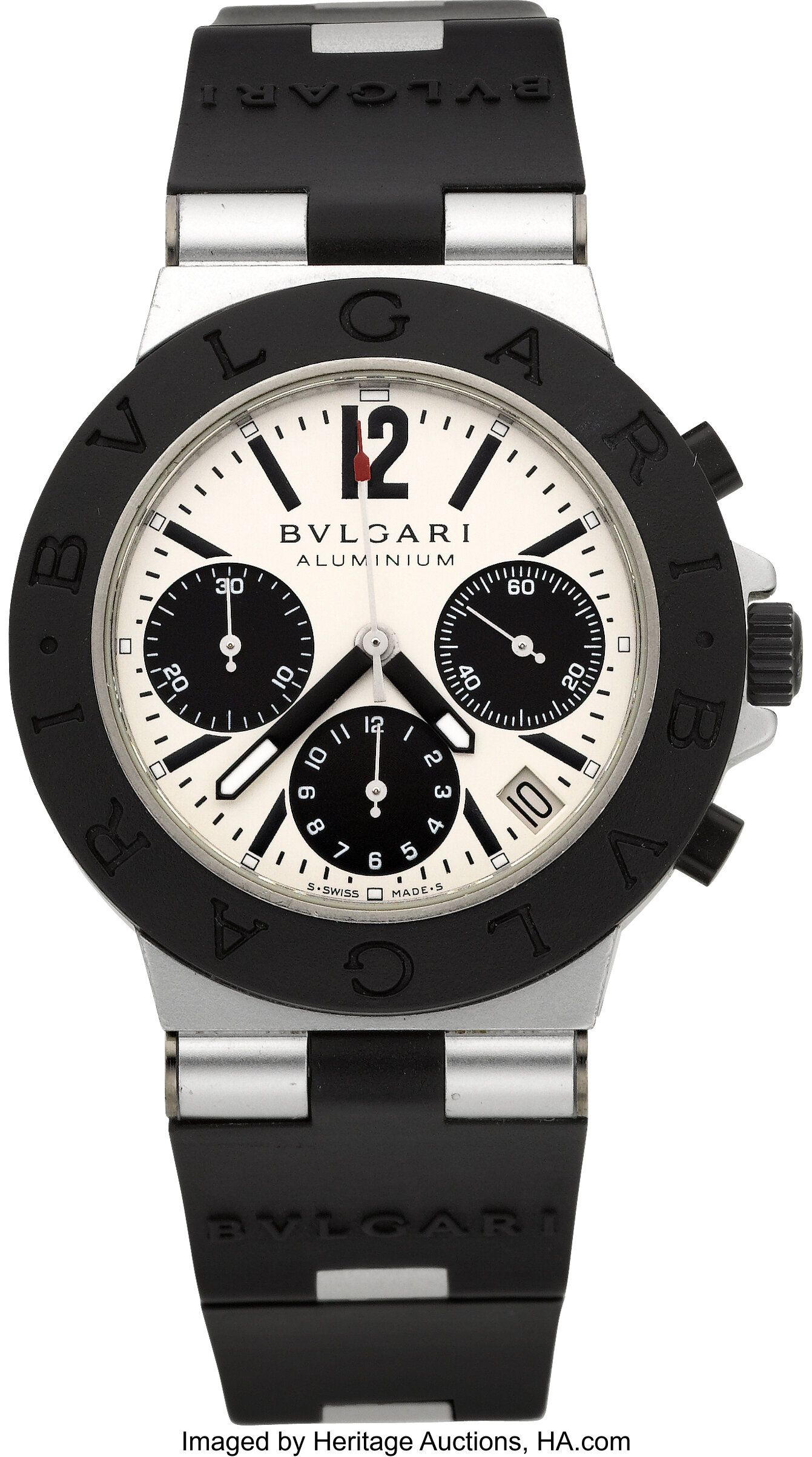 Bvlgari Diagono Aluminum Chronograph AC 38 TA. ... Timepieces | Lot ...