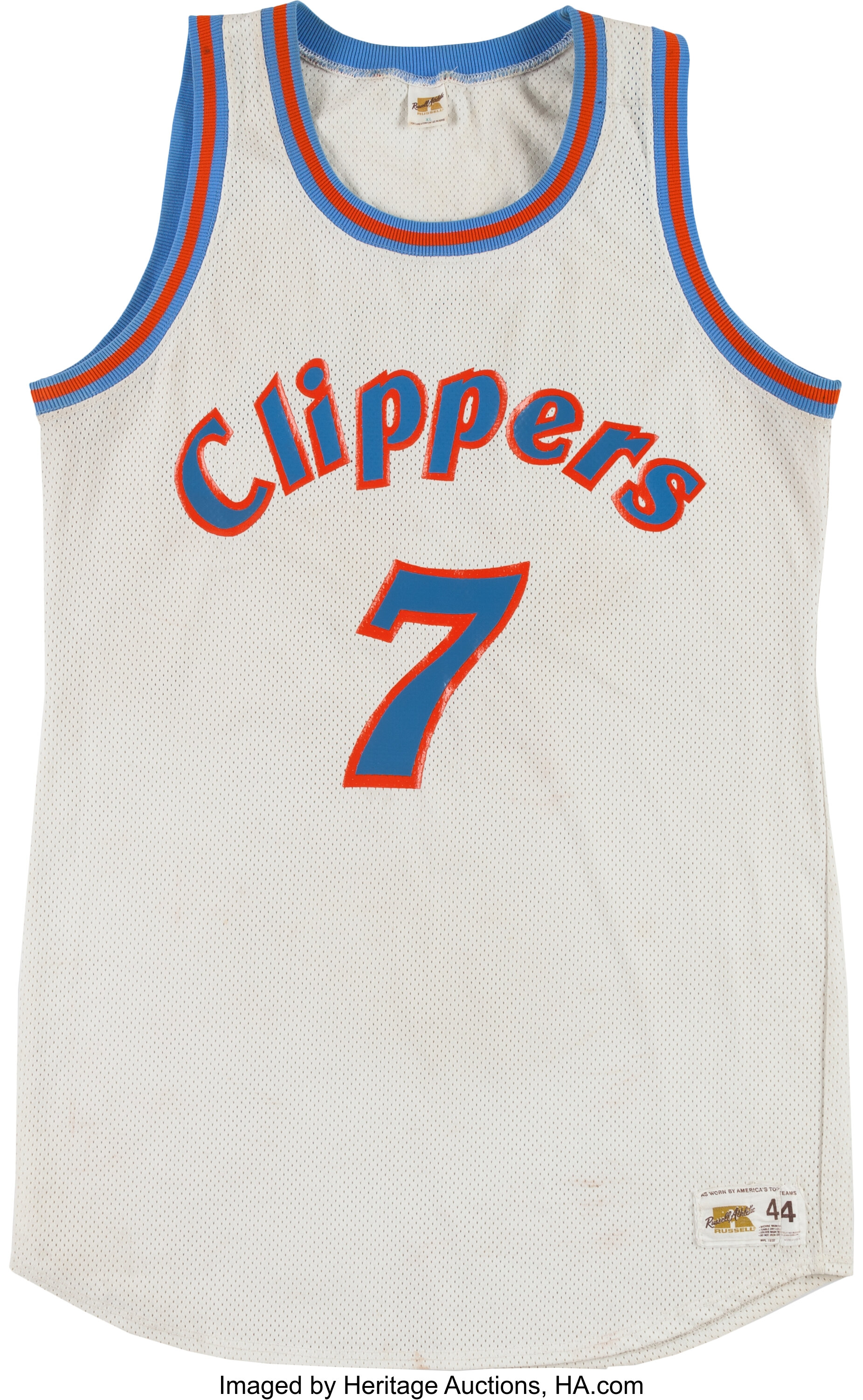 Early 1980's Michael Brooks Game Worn San Diego Clippers Jersey., Lot  #83687