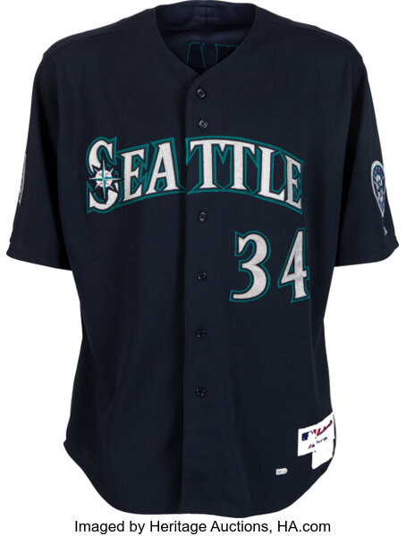 Navy Seattle Mariners Felix Hernandez Jersey Sz. 44