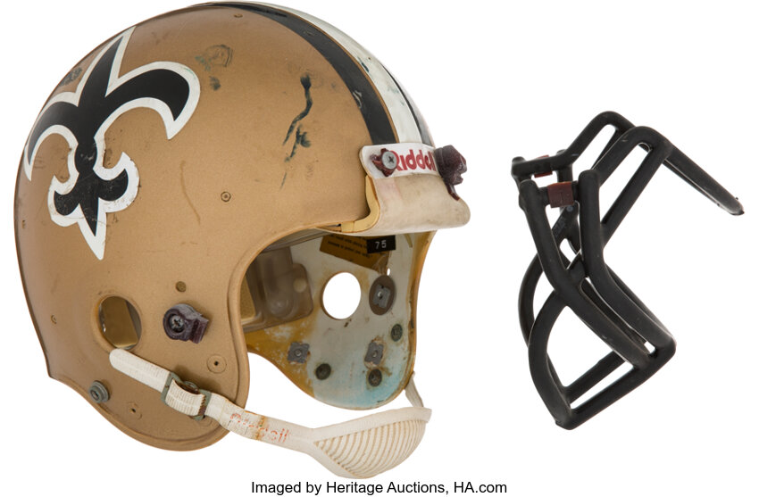 Lot Detail - 1960's-70's New Orleans Saints MacGregor Football Helmet