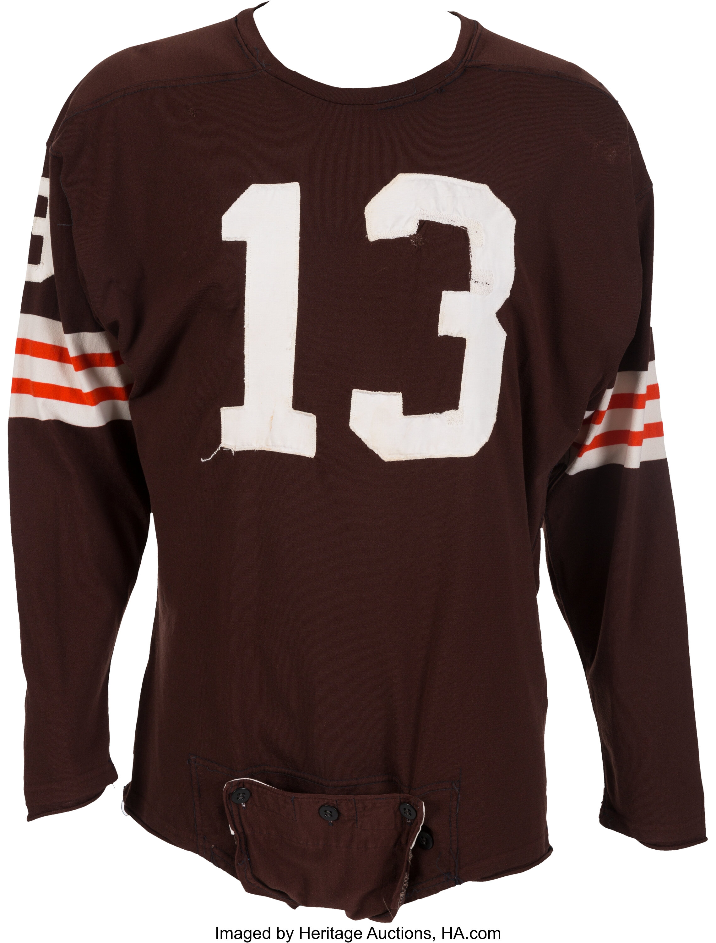 1962-63 Frank Ryan Game Worn Cleveland Browns Jersey. Football