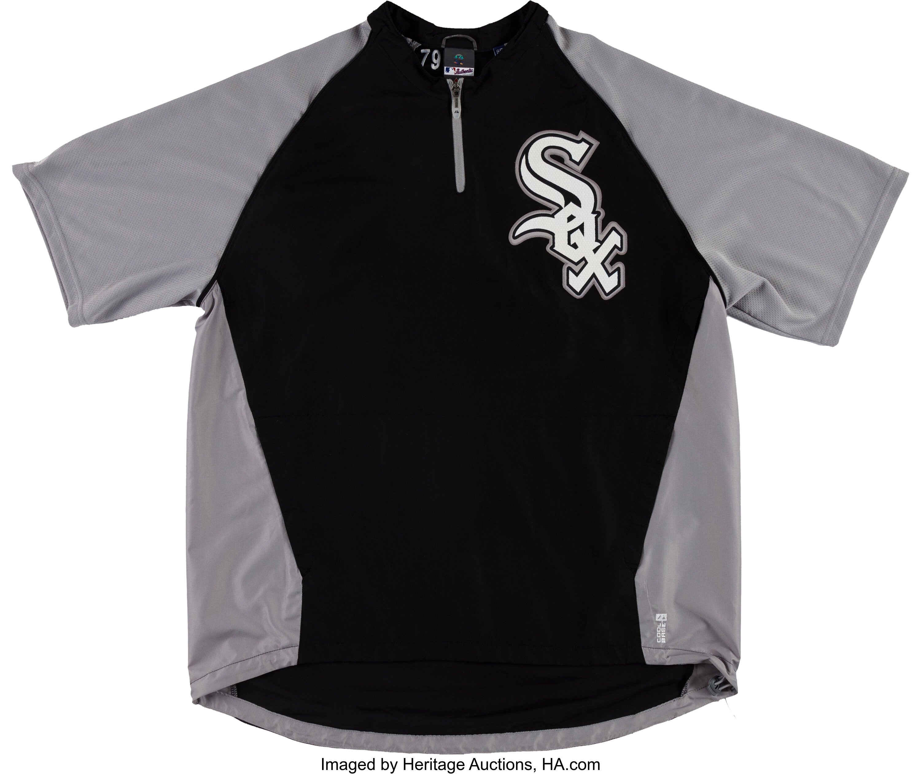 2014 Jose Abreu Game Worn Chicago White Sox Warm-up Jacket