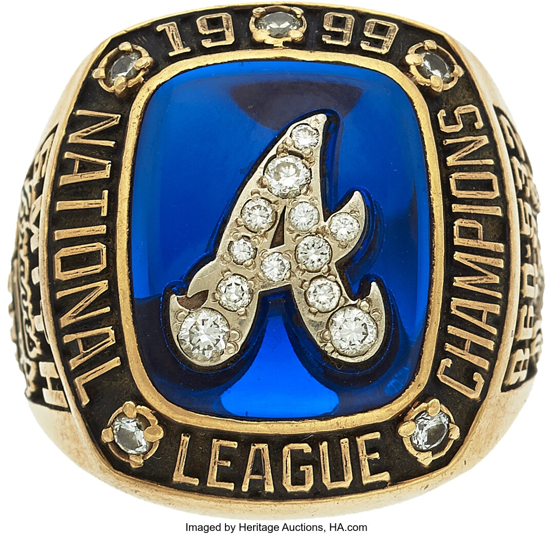 1996 Atlanta Braves N.L. Championship Ring