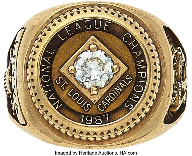 Sold at Auction: 1987 ST. LOUIS CARDINALS NATIONAL LEAGUE