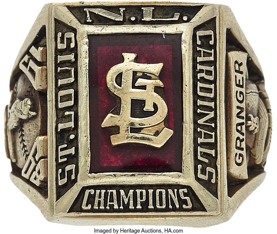 1968 St. Louis Cardinals National League Championship Ring, Lot #82496
