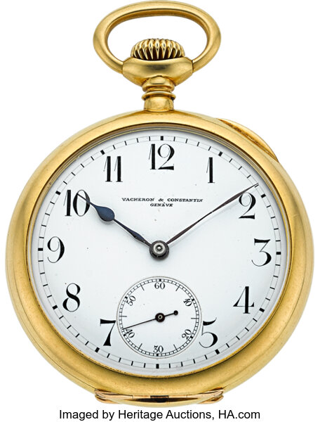 Vacheron Constantin Heavy 18k Gold Pocket Watch. Timepieces