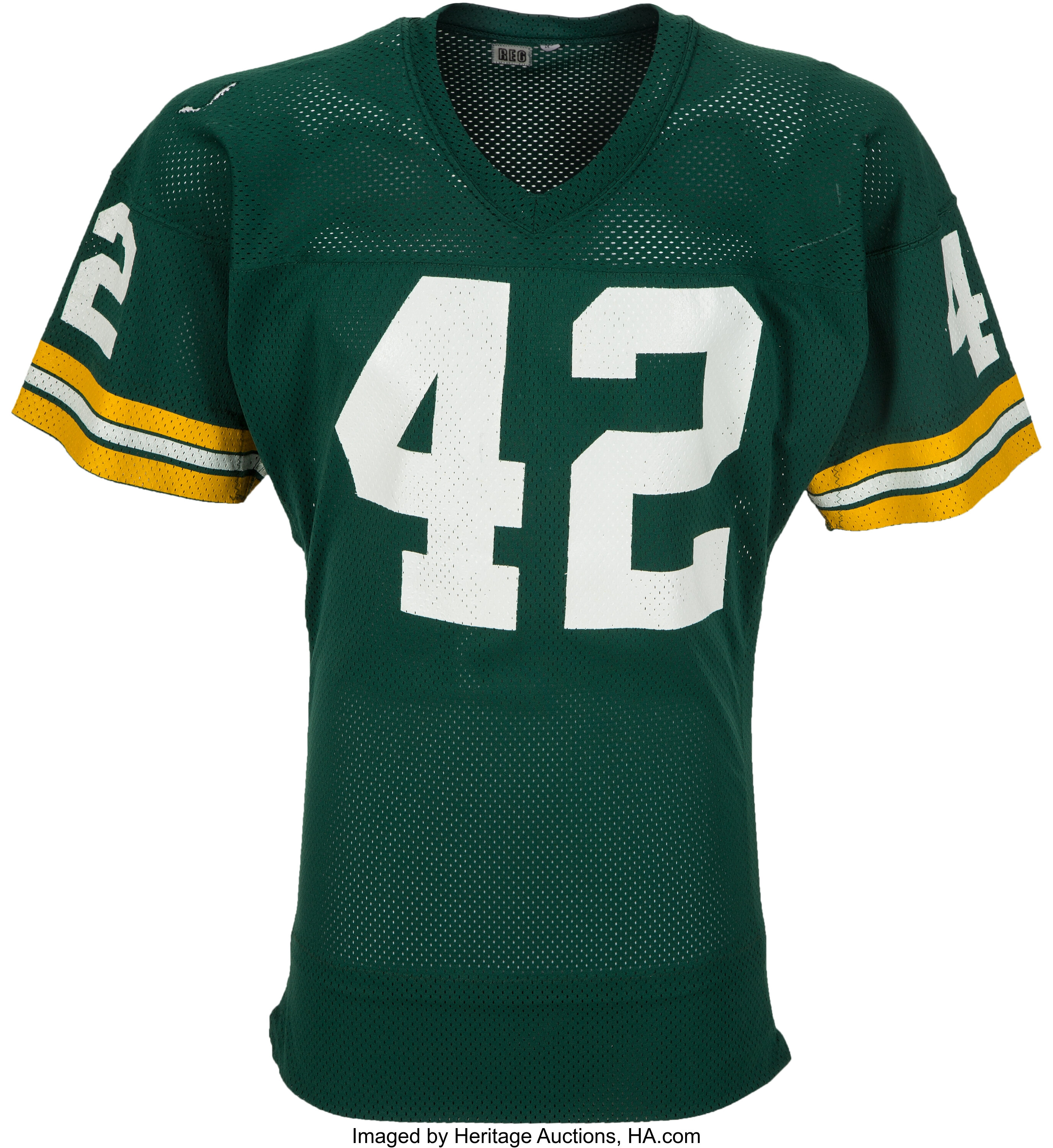 Circa 1976 John Brockington Game Worn Green Bay Packers Jersey ...