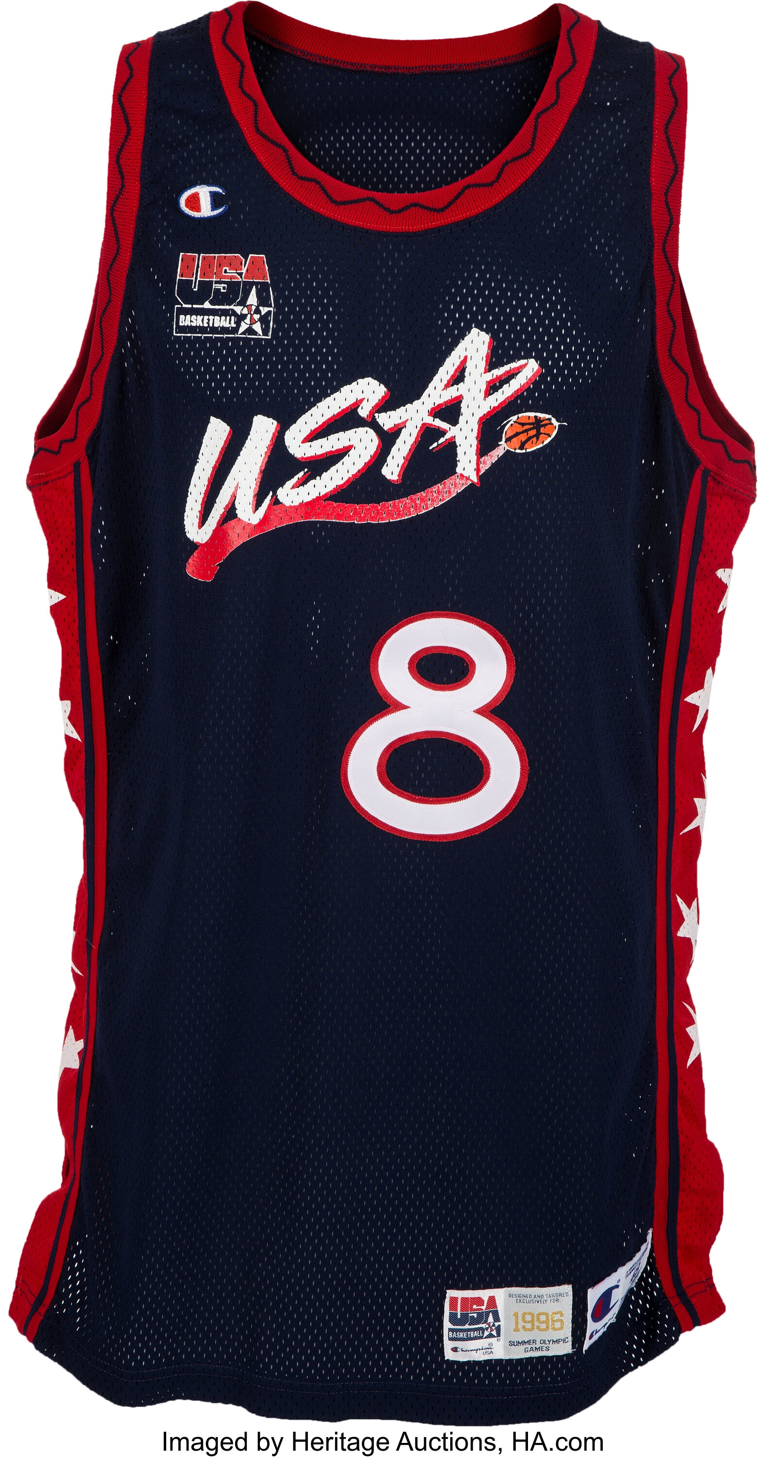 1996 Scottie Pippen Game Worn Dream Team II USA Jersey., Lot #82998