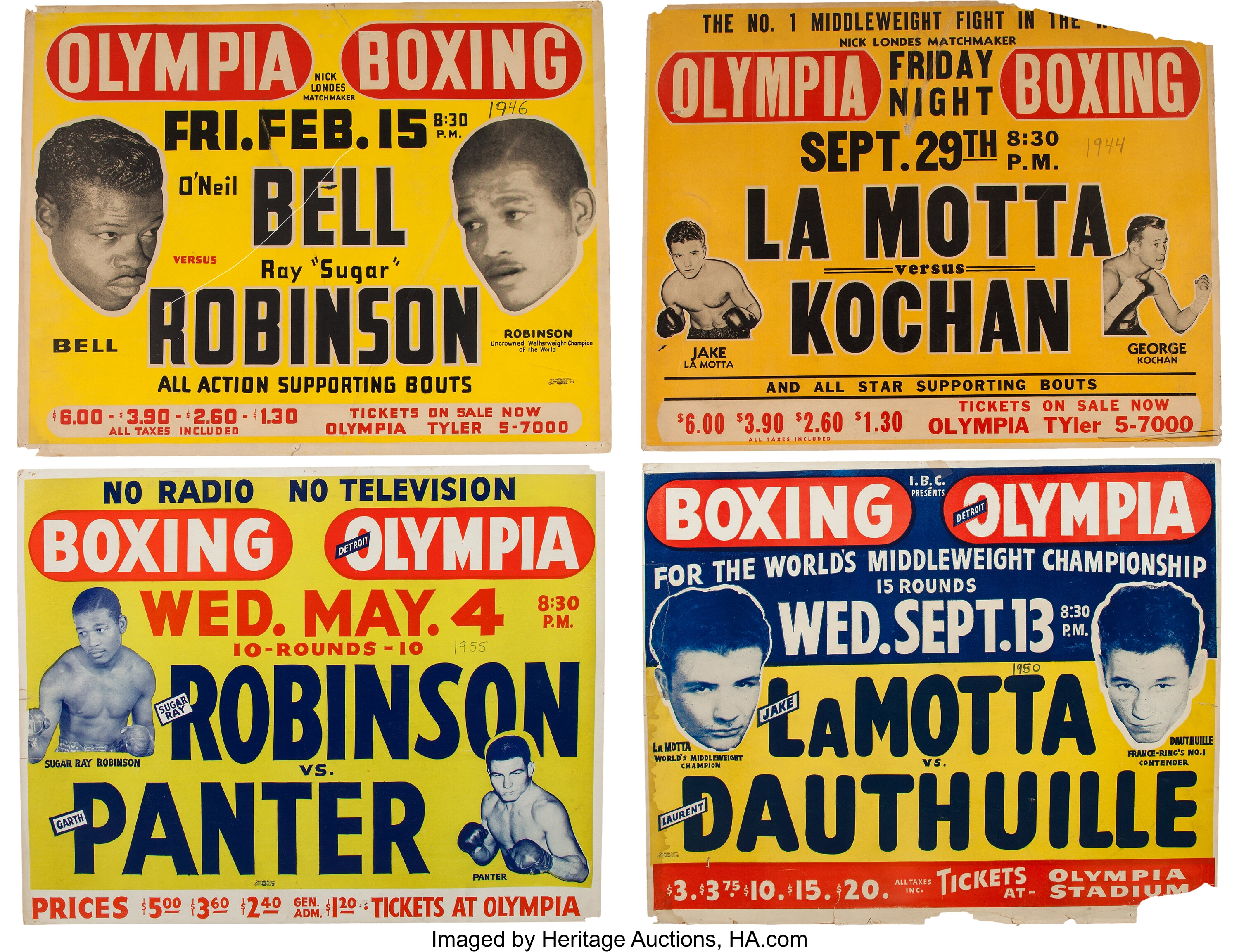 jake lamotta sugar ray robinson