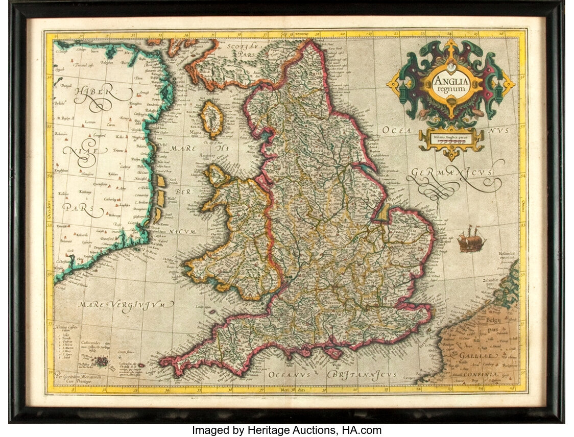 Maps Gerardus Mercator Cartographer 1512 1594 Copper Lot 94302 Heritage Auctions 1364