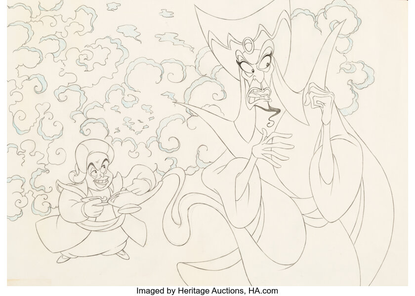 jafar aladdin concept art for