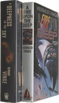 A Fire Upon The Deep - Vernor Vinge 1992, 1st Edition