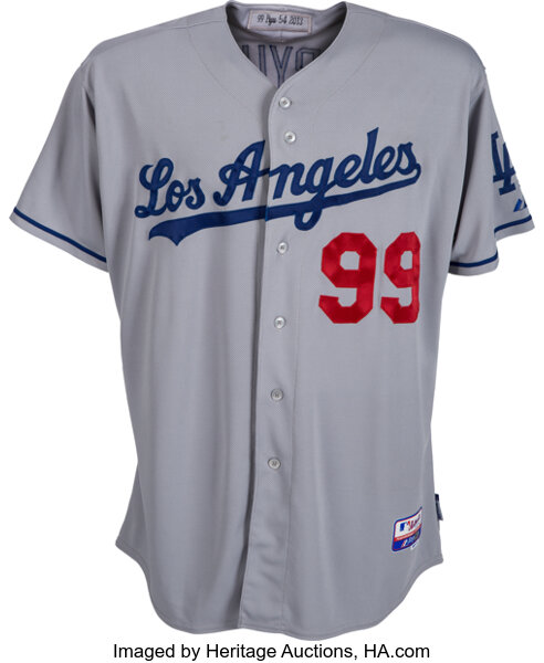 Majestic Los Angeles Dodgers Hyun-Jin Ryu Korean Name & Number Shirt  Size L RARE