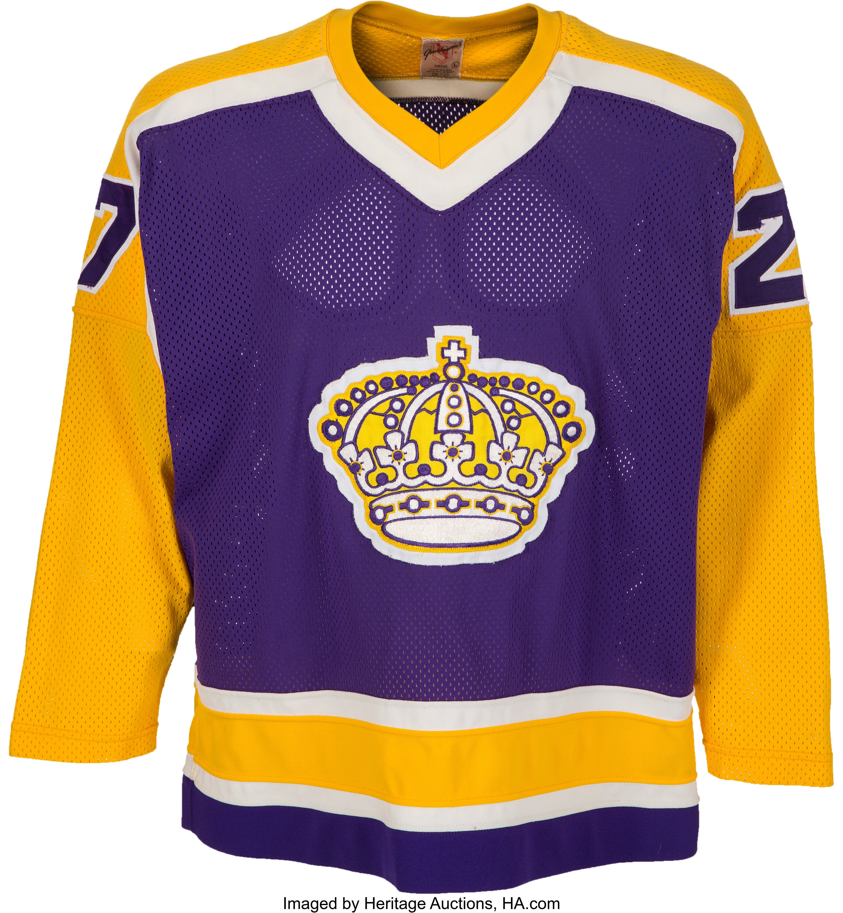 NHL Los Angeles Kings 1967-68 uniform and jersey original art
