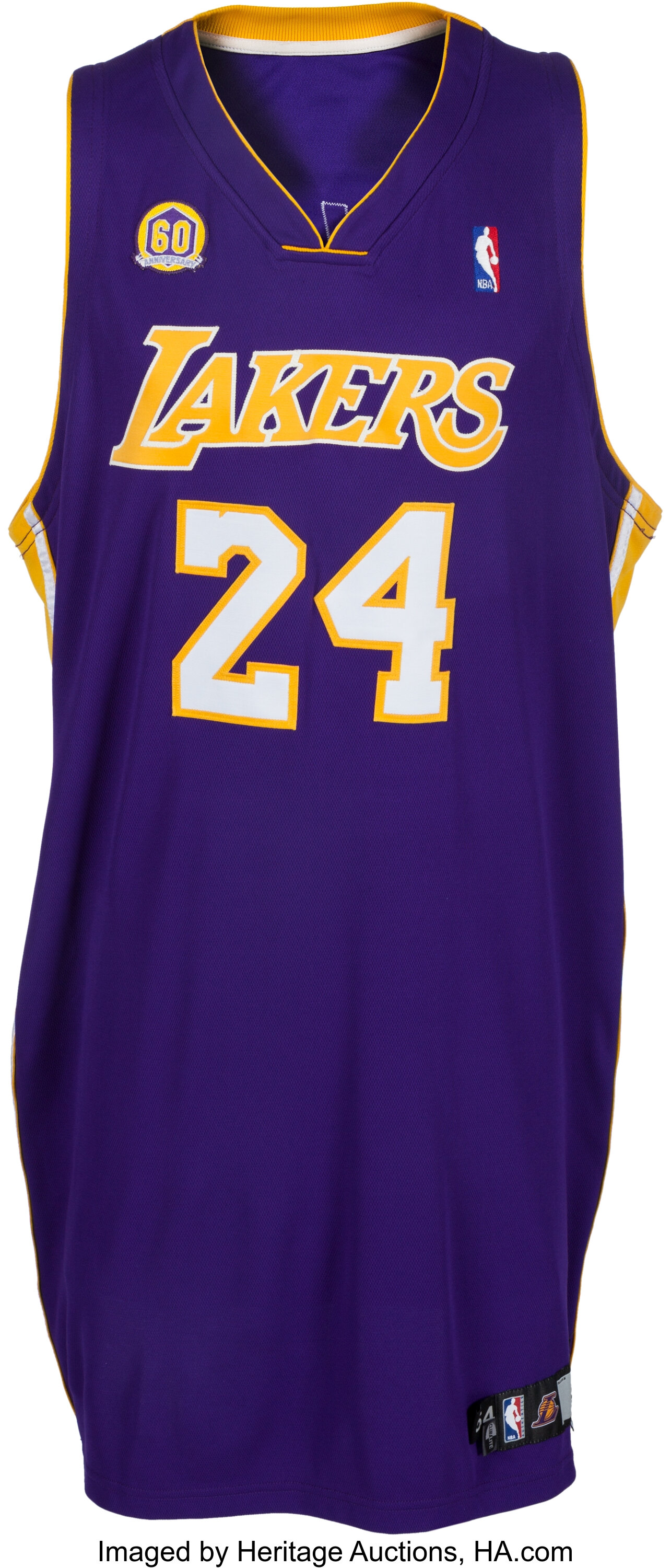 2004-05 Kobe Bryant Game Worn Throwback Jersey. Kobe notched his, Lot  #19321