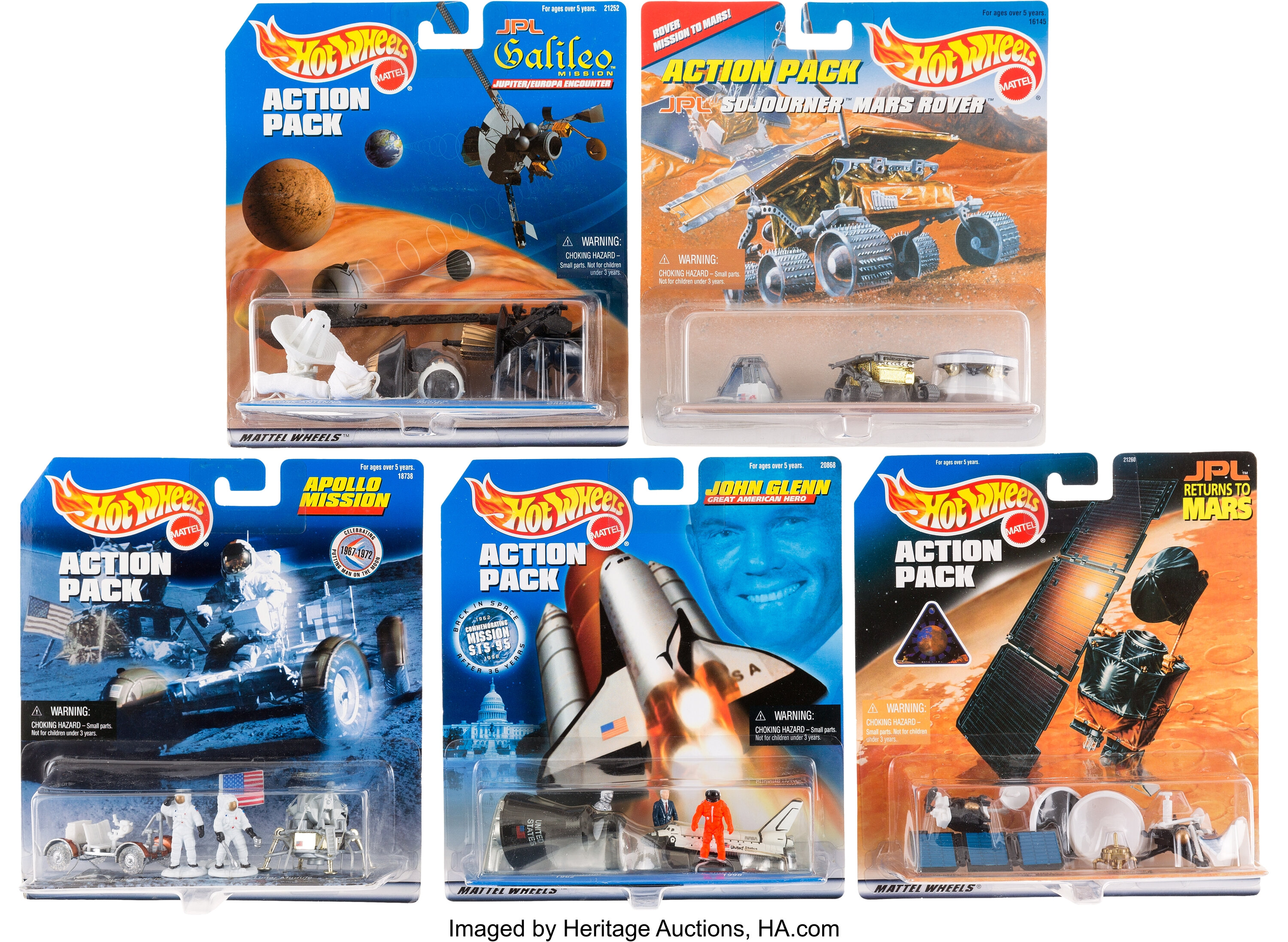 Hot wheels action store pack john glenn