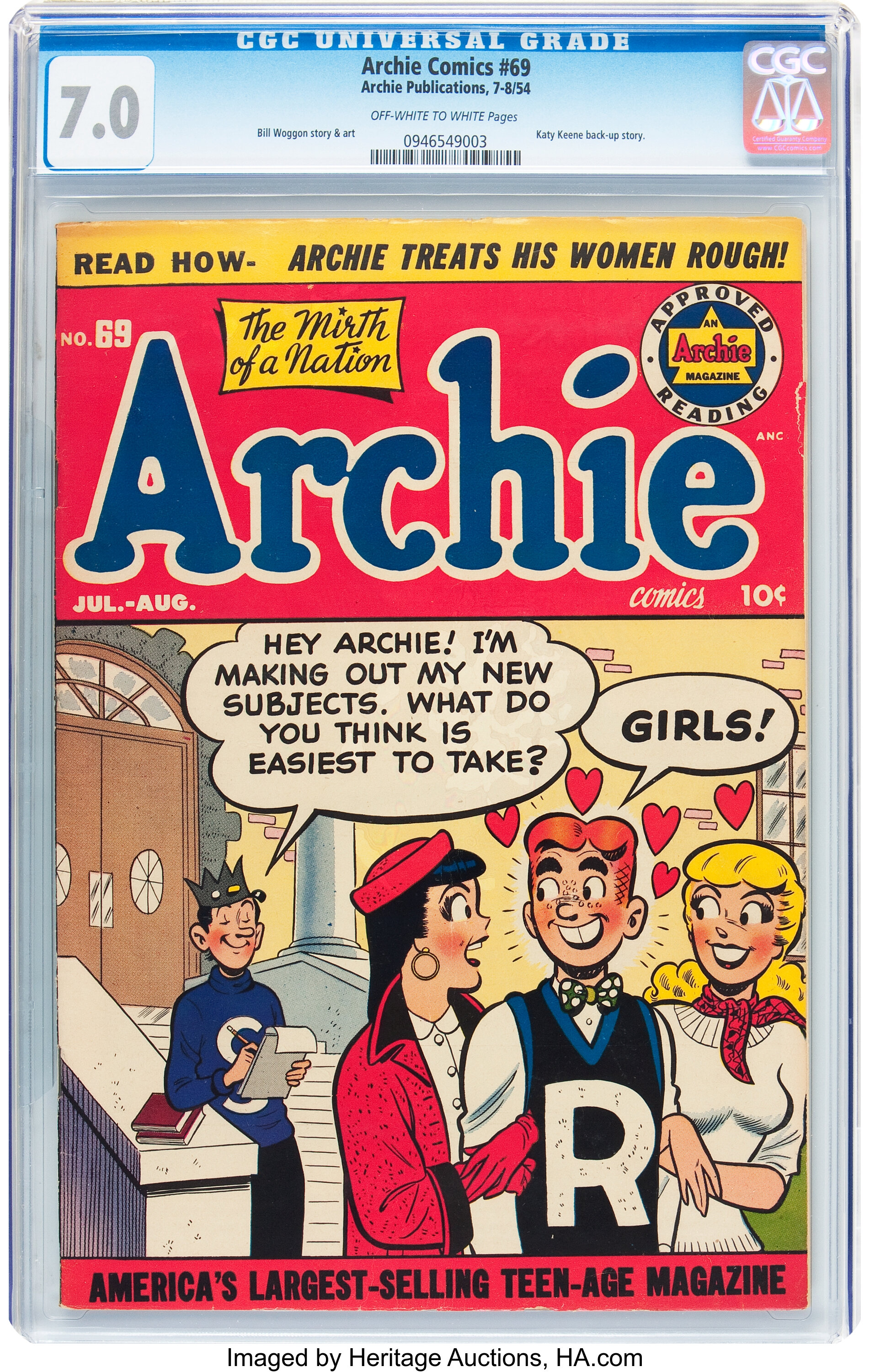 how-much-is-archie-comics-69-worth-browse-comic-prices-heritage