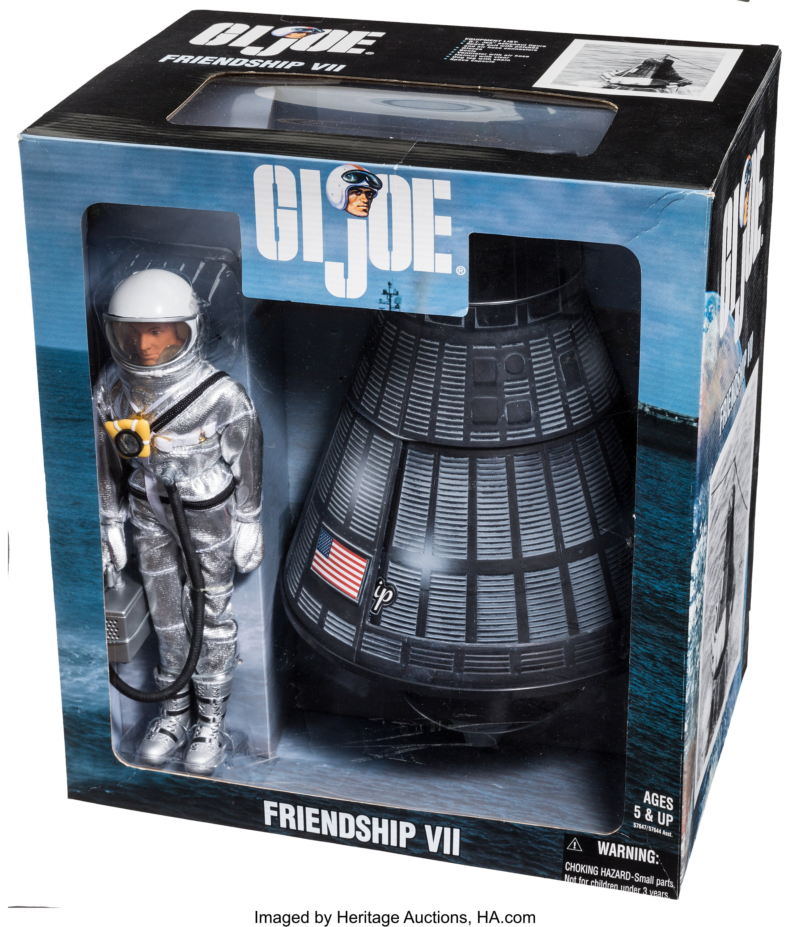 G.I. Joe Astronaut with Mercury Friendship 7 Capsule Special