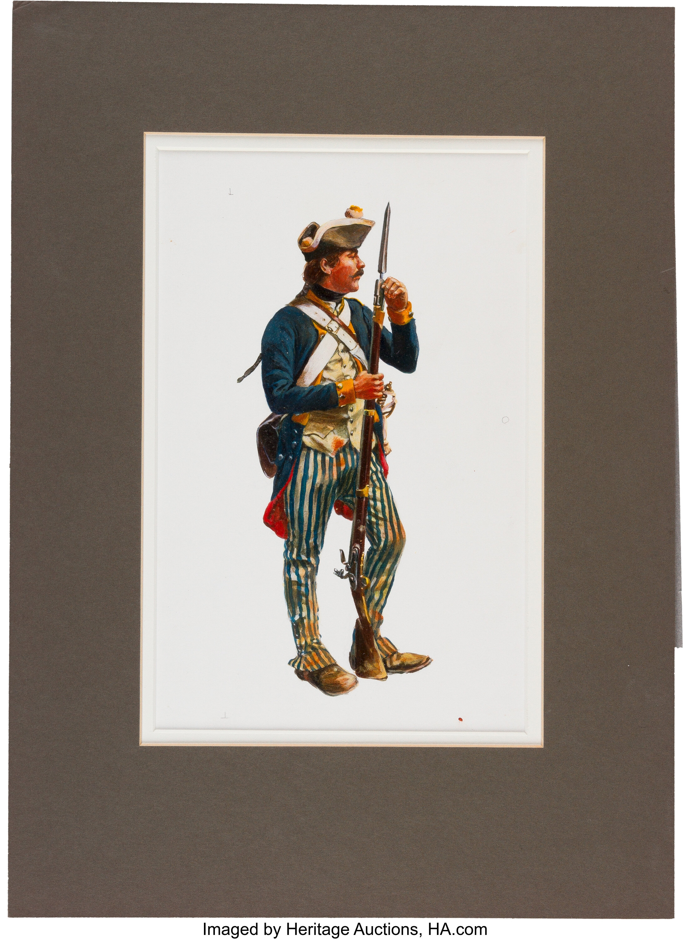 Revolutionary War: Original Don Troiani Watercolor 