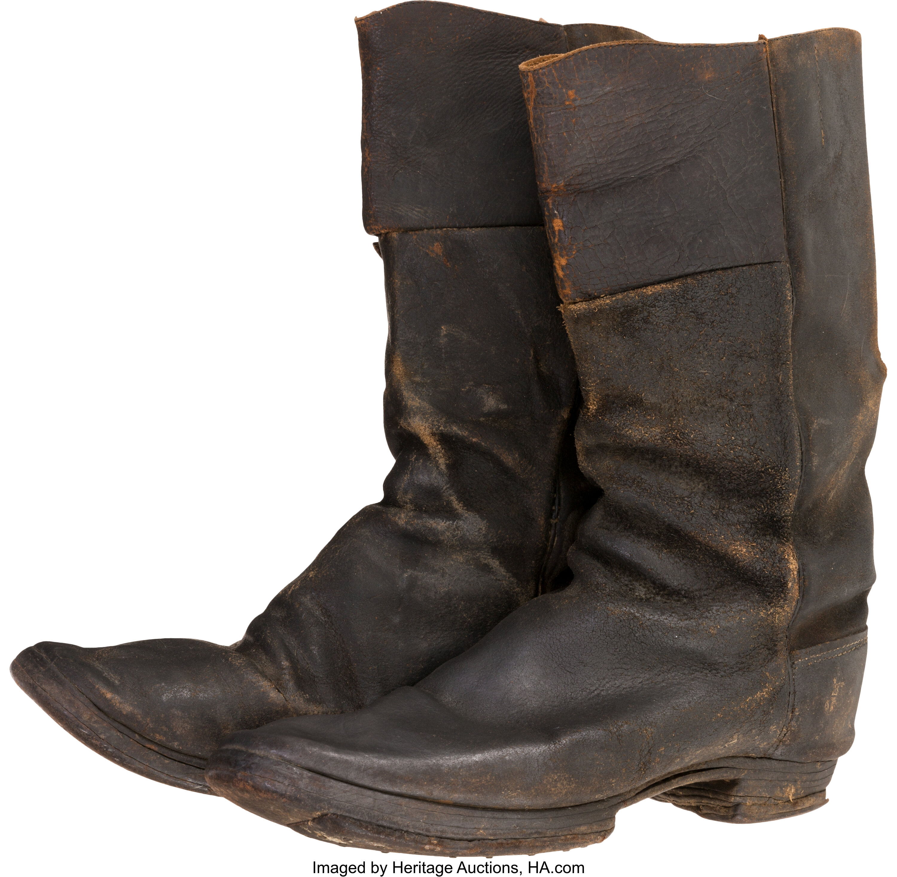 Civil War Period Boots.... Military & Patriotic Civil War | Lot #48273 ...