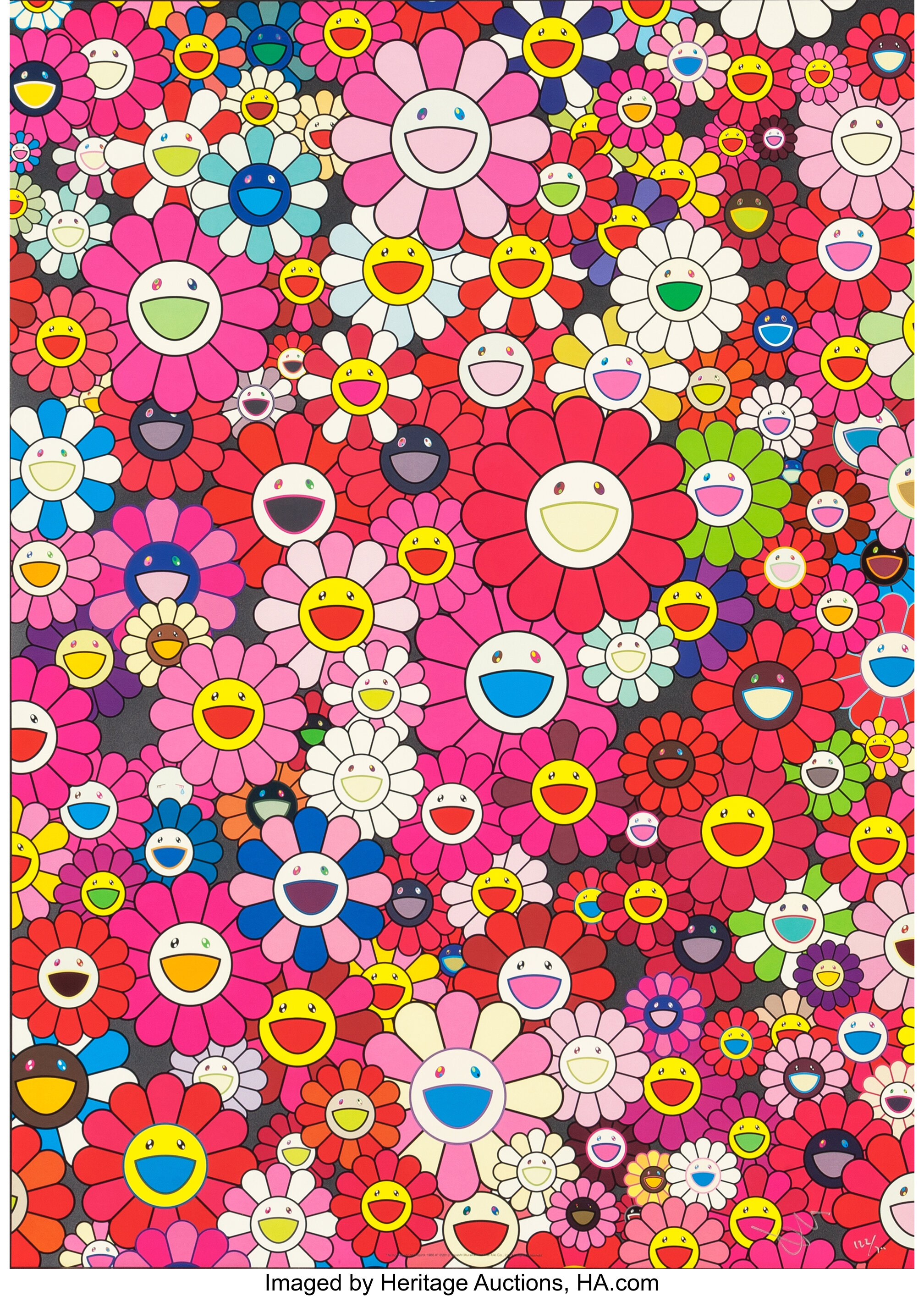 Takashi Murakami An Homage To Monogold D (Signed Print) 2012