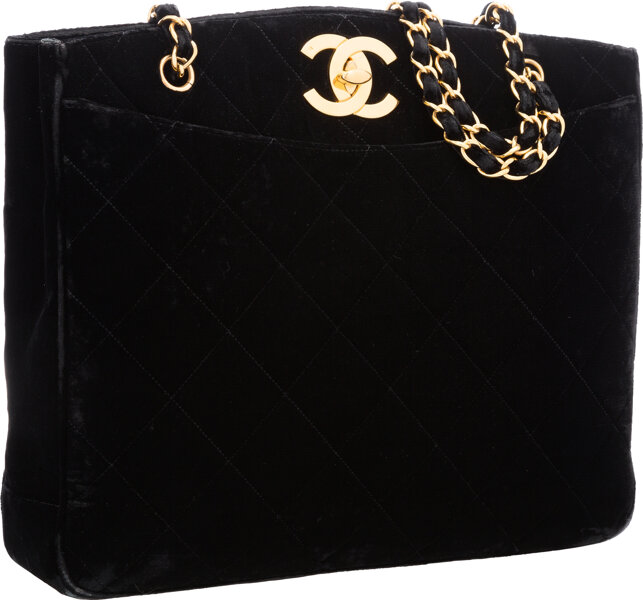 Chanel Velvet Shoulder Bags for Women