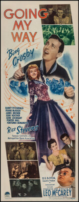 Going My Way (Paramount, 1944). Insert (14" X 36"). Drama
