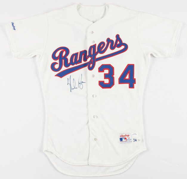 Vintage Texas Rangers Nolan Ryan Shirt Size Large - ShopperBoard