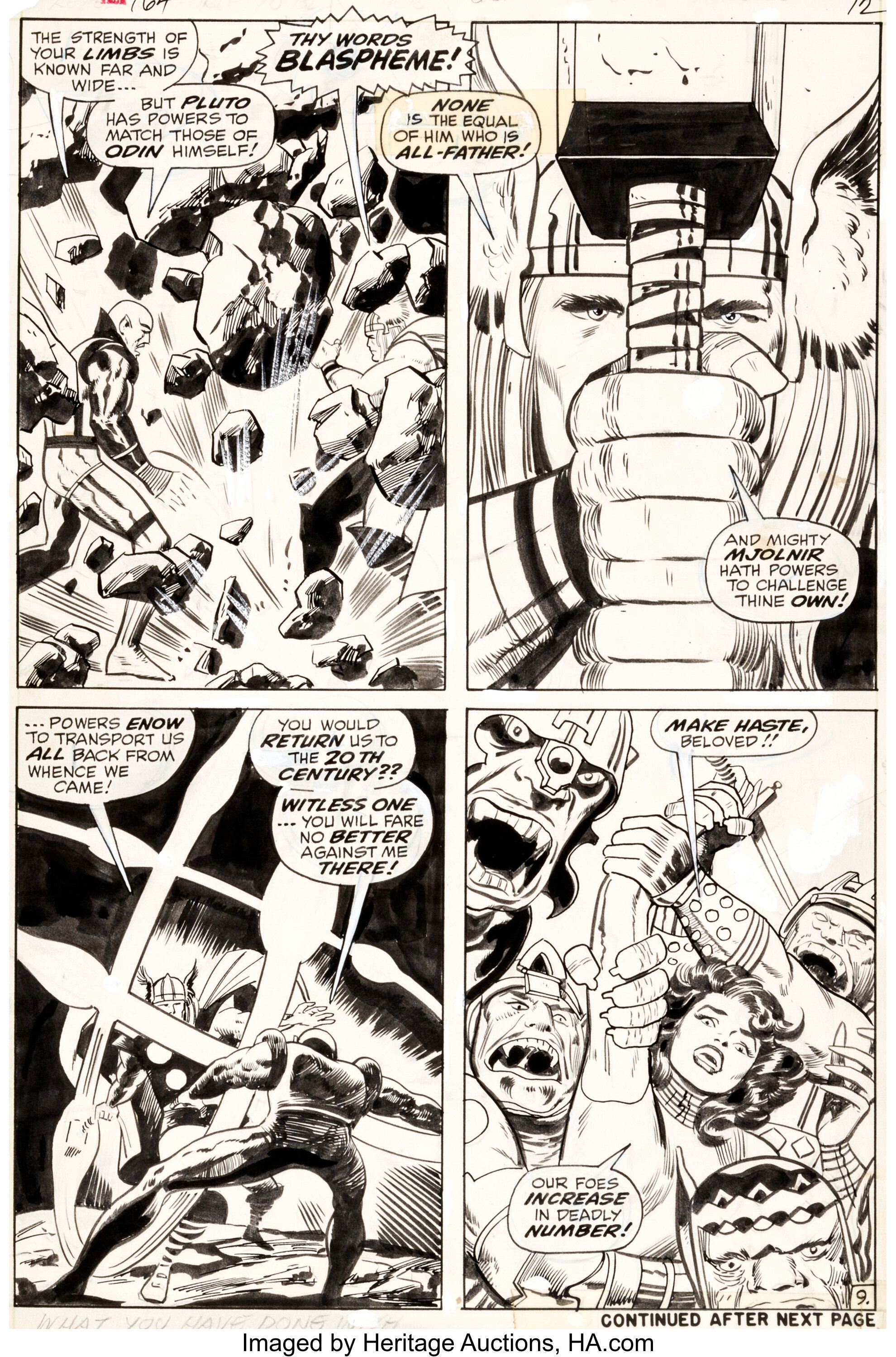 jack kirby thor art