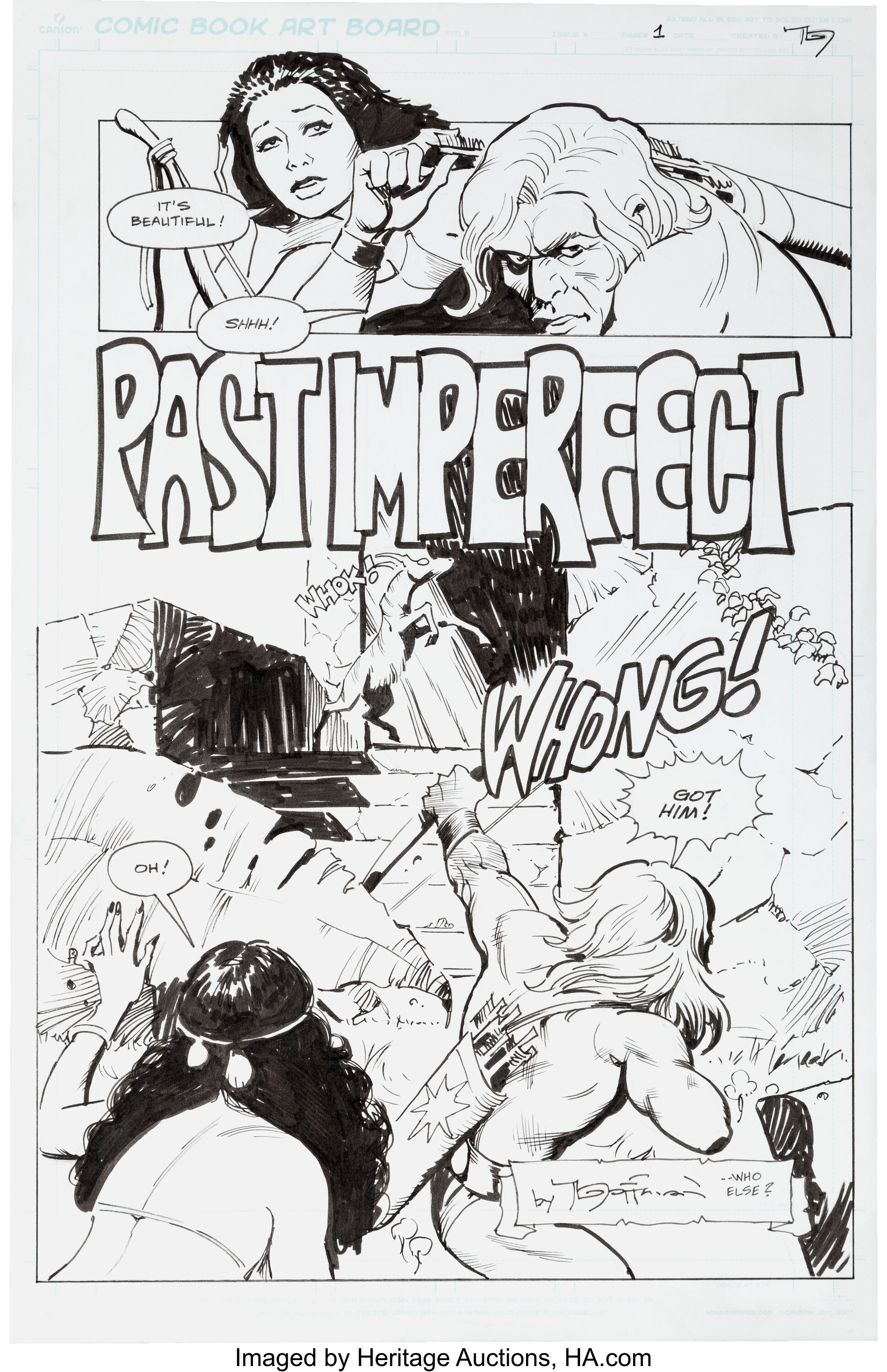 Mike Hoffman Strange Domains #1 Complete 5-Page Story "Past | Lot #12045 | Heritage  Auctions