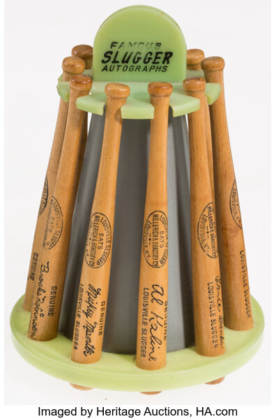 Baseball Bookends With Vintage Louisville Slugger Bats 1960 -  in 2023
