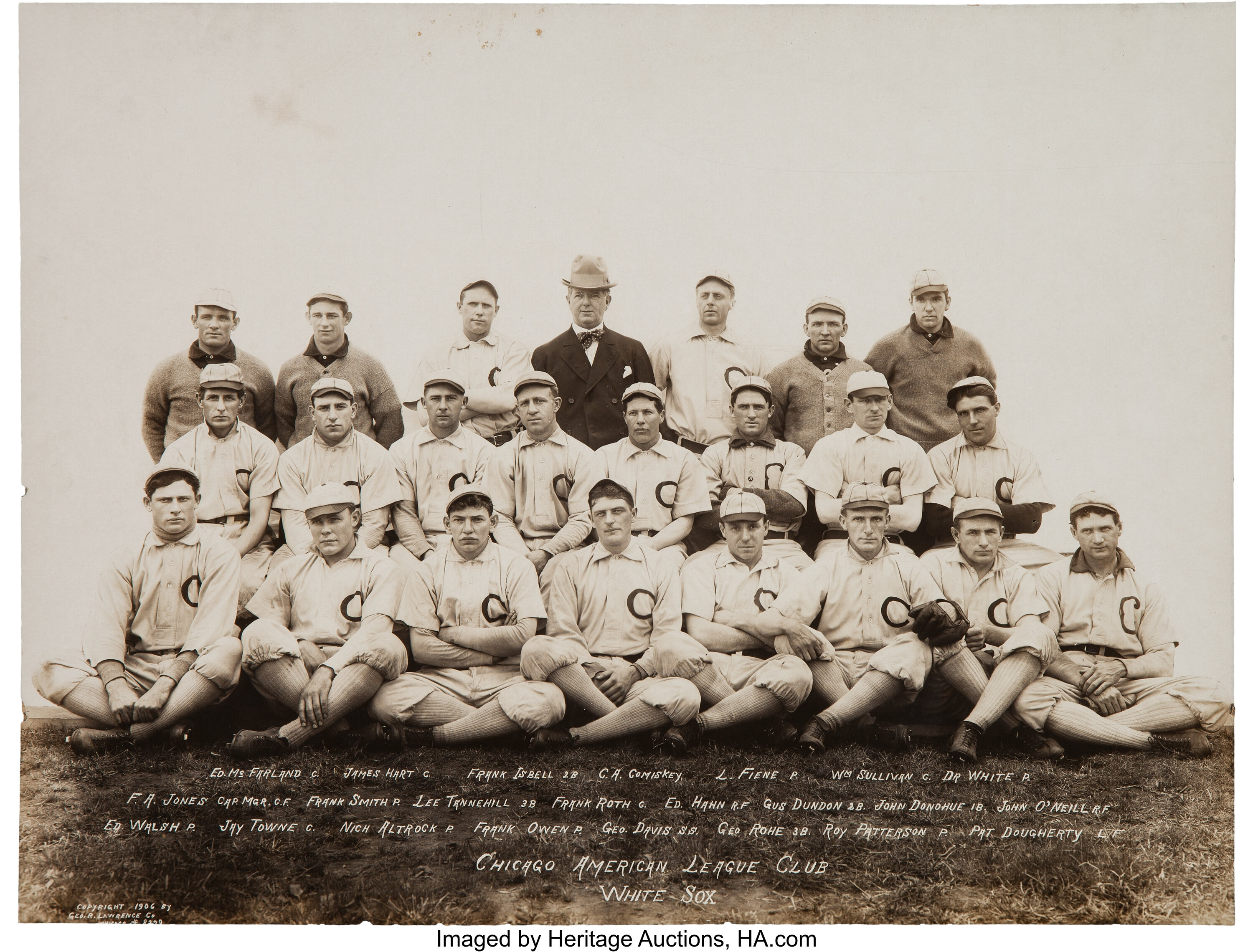 1906 Chicago Cubs Artwork: Hat