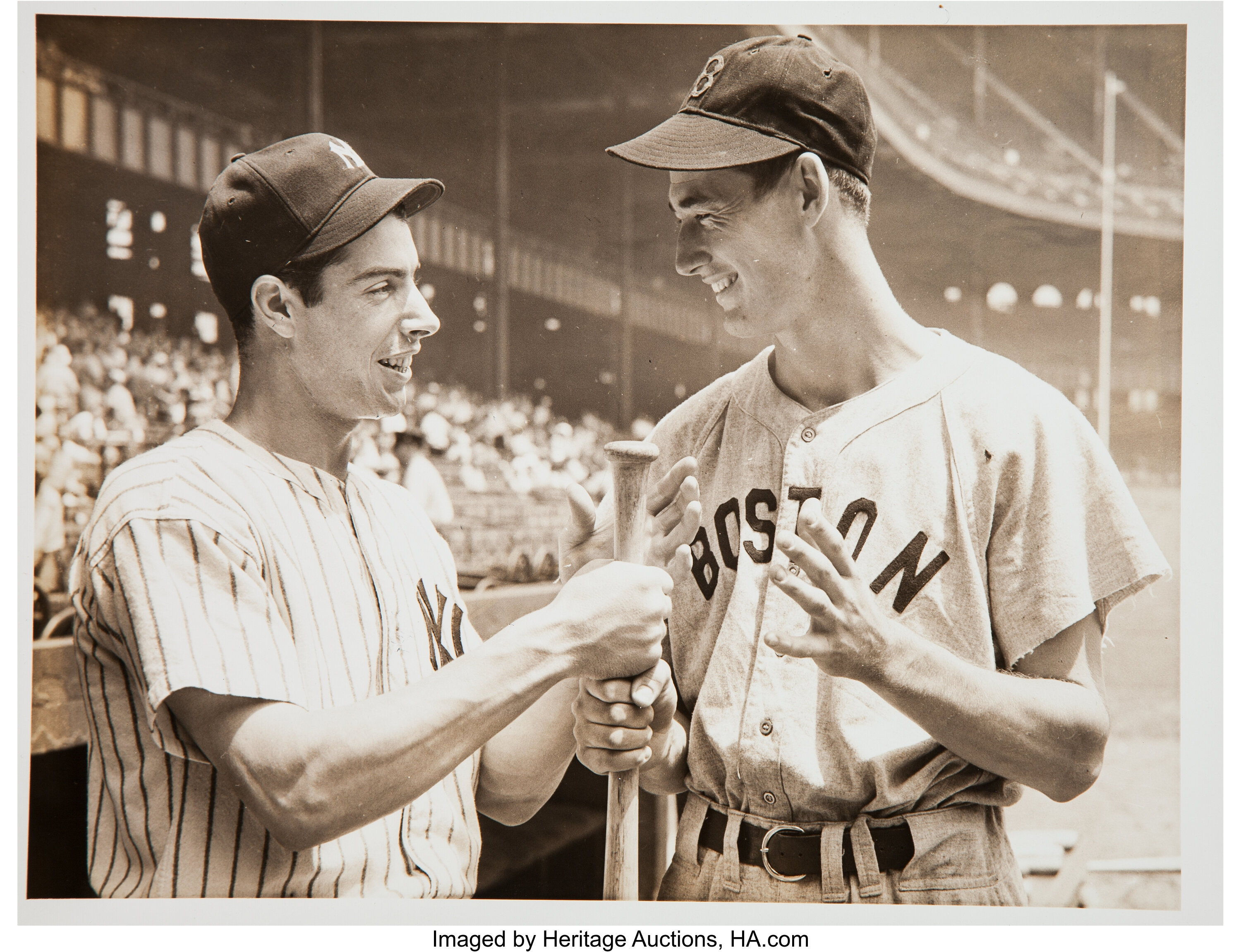 joe Dimaggio And Ted Williams Baseball Legends Men T Shirt