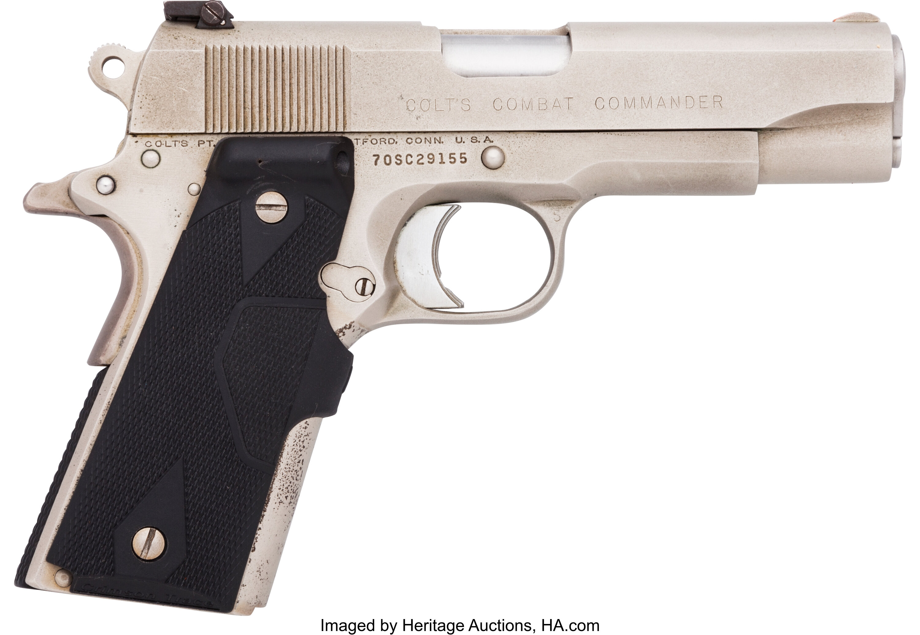 Custom Colt Combat Commander Semi Automatic Pistol Handguns Lot 40301 Heritage Auctions