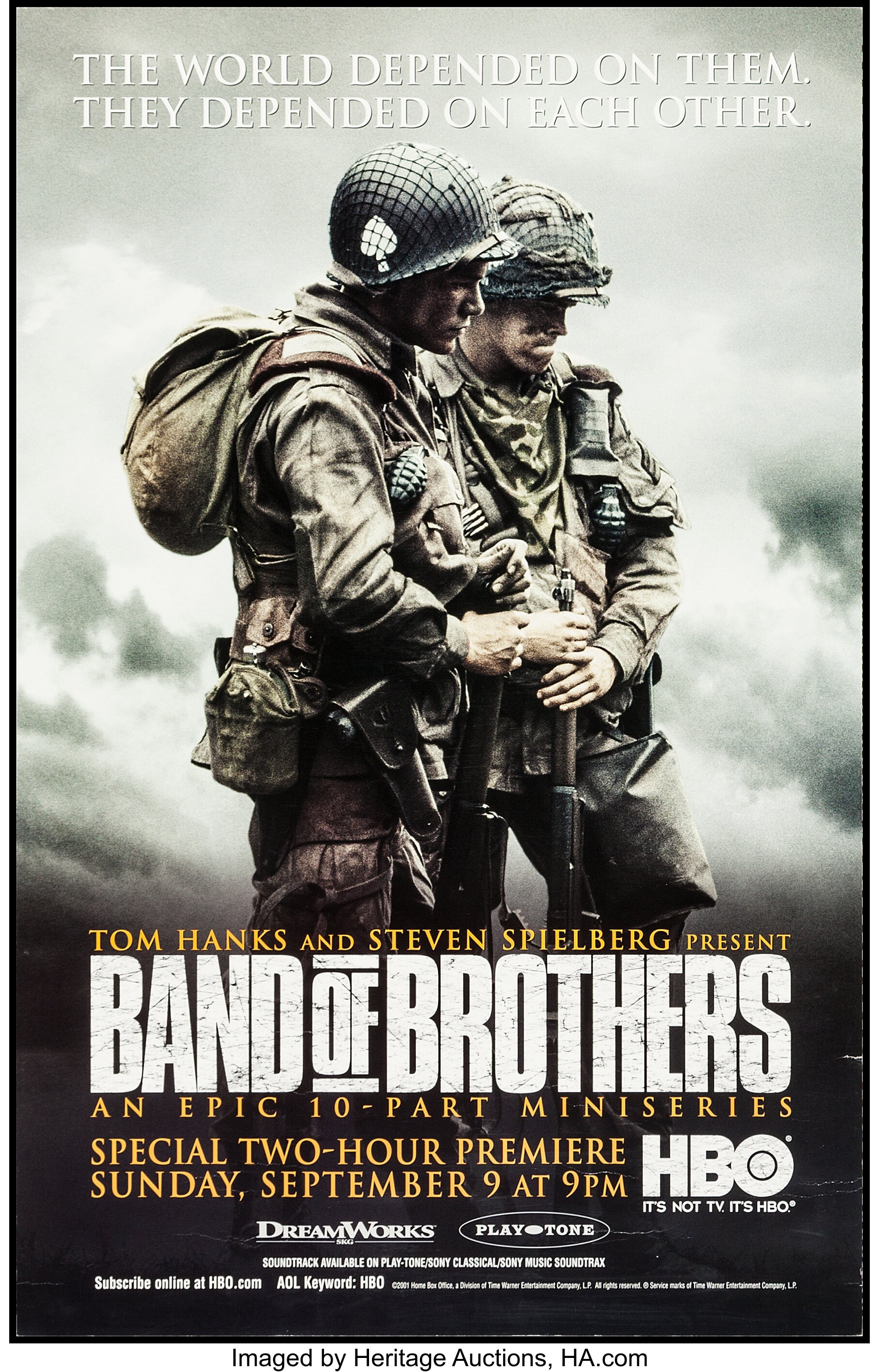 Band Of Brothers Hbo Films 2001 Television Posters 3 21 X Lot