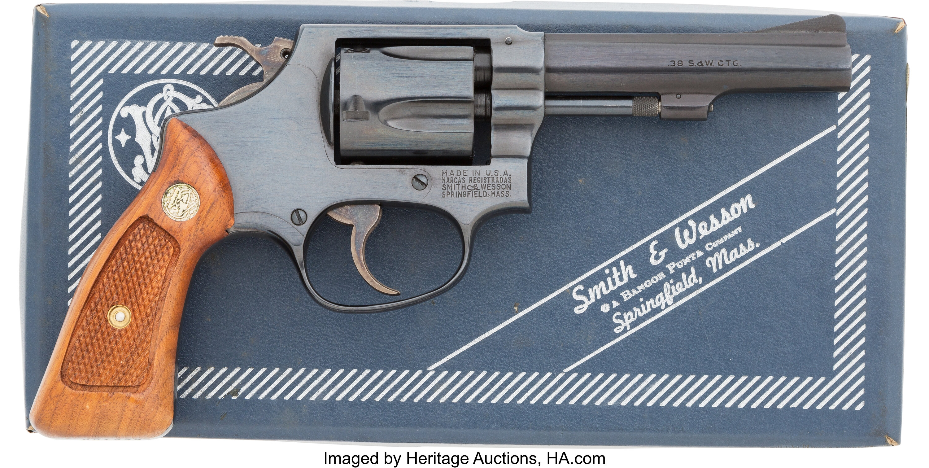 Boxed Smith Wesson Model 33 1 Double Action Revolver Handguns Lot Heritage Auctions