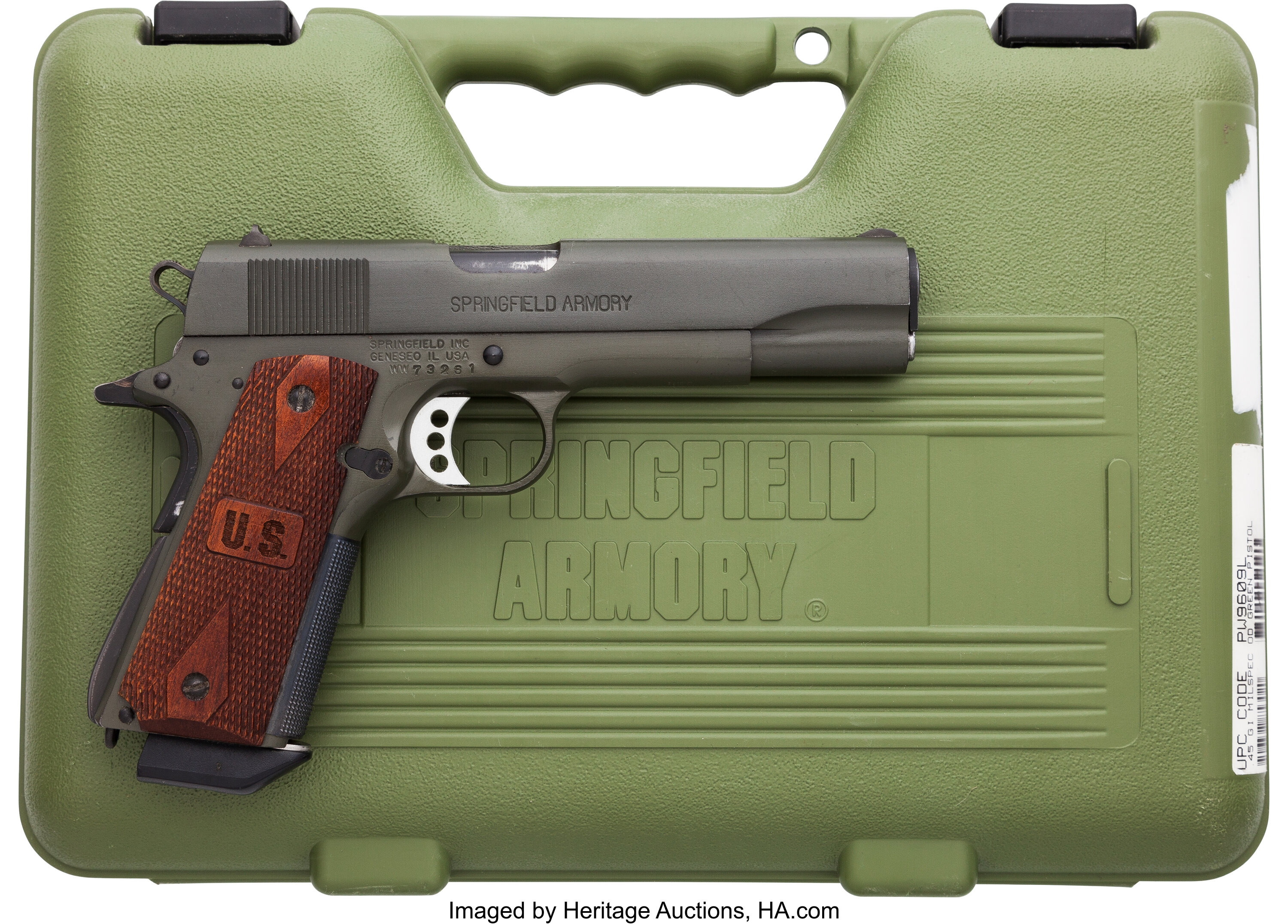 Cased Springfield Armory Model 1911 A1 Semi Automatic Pistol Lot 40505 Heritage Auctions 2592