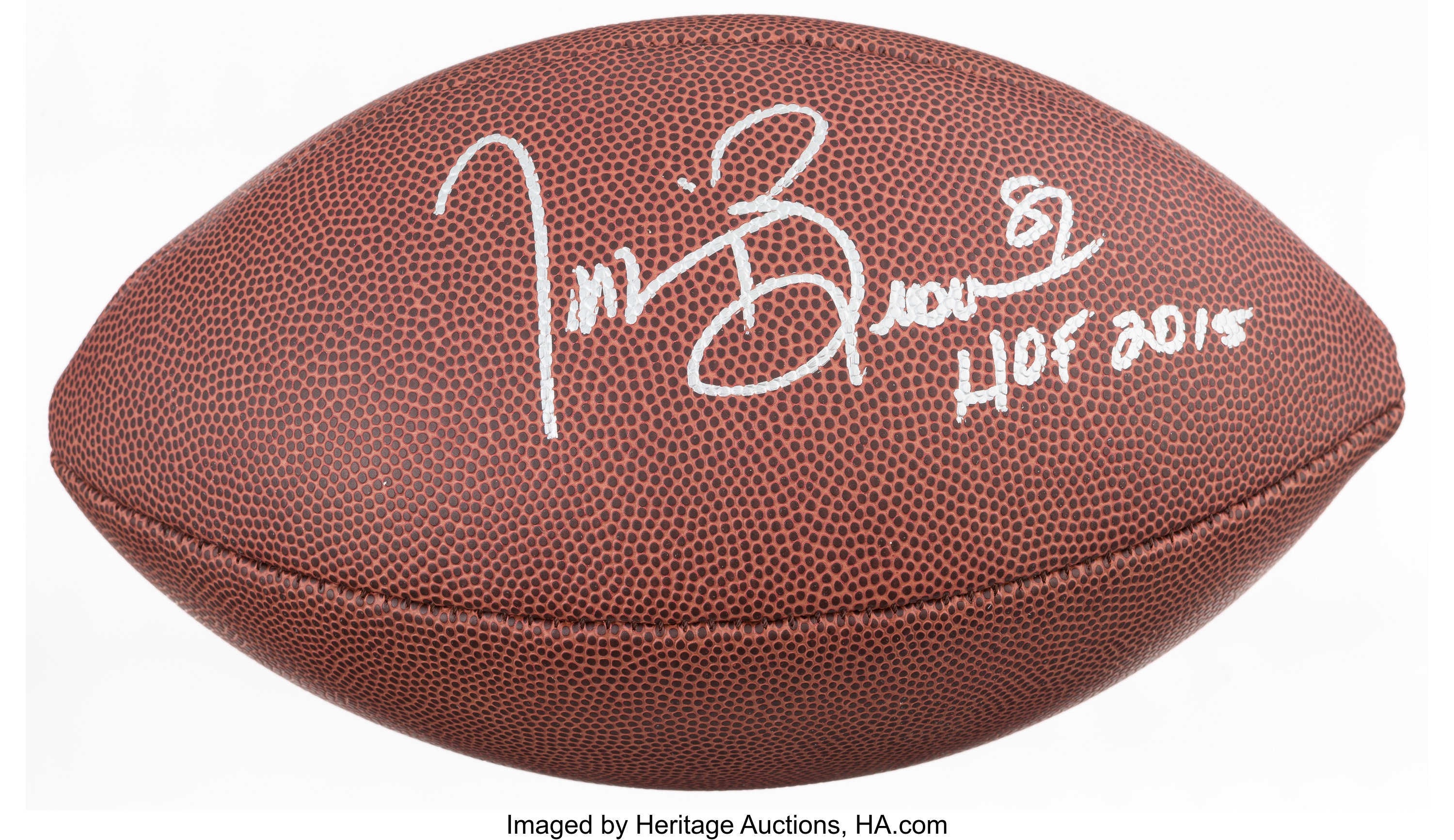 tim brown signed football