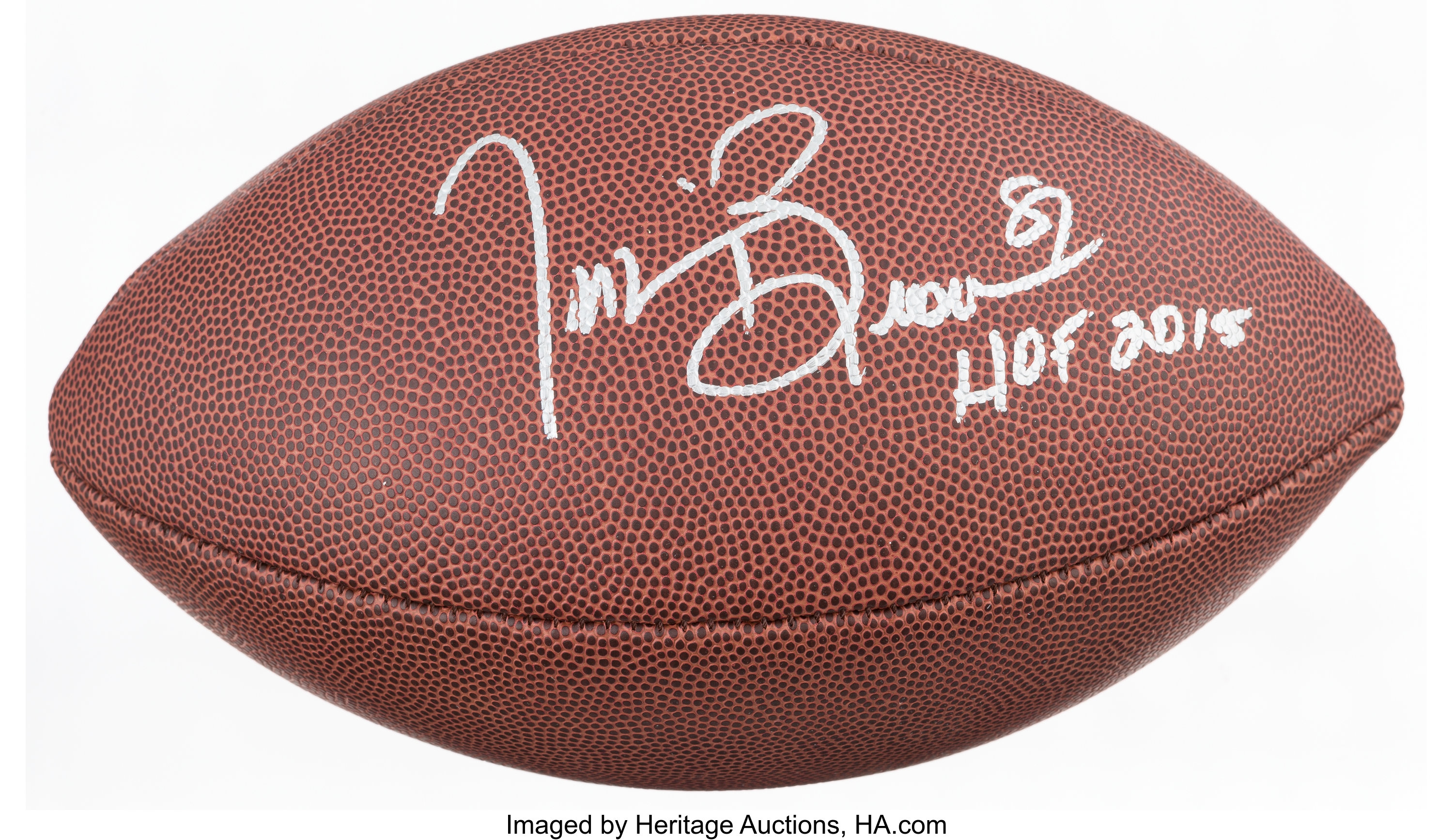 Tim Brown Signed Football. Football Collectibles Balls