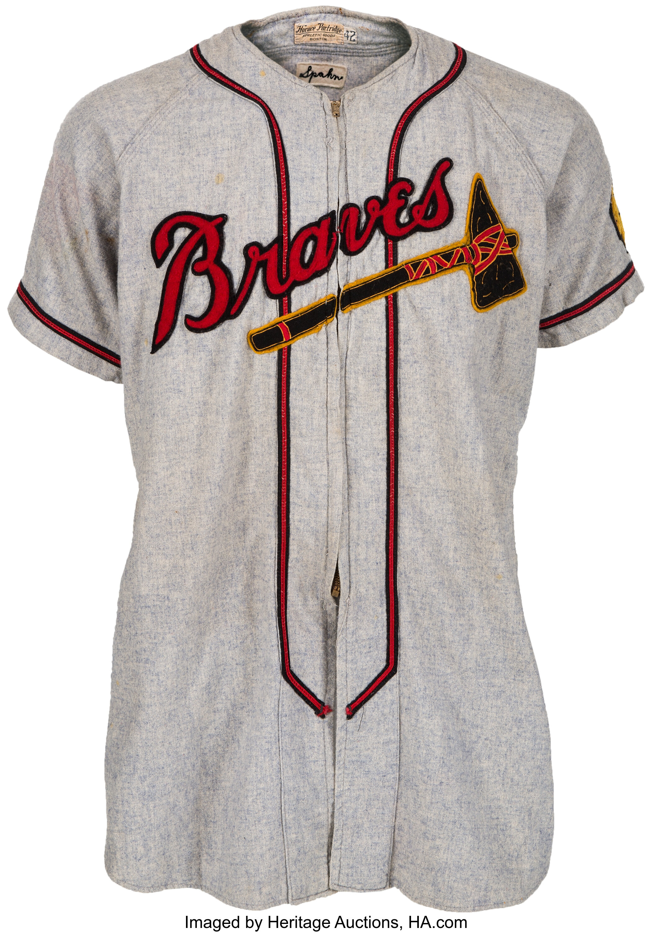 1957 Milwaukee Braves Uniform Worn During the Regular Season and World  Series