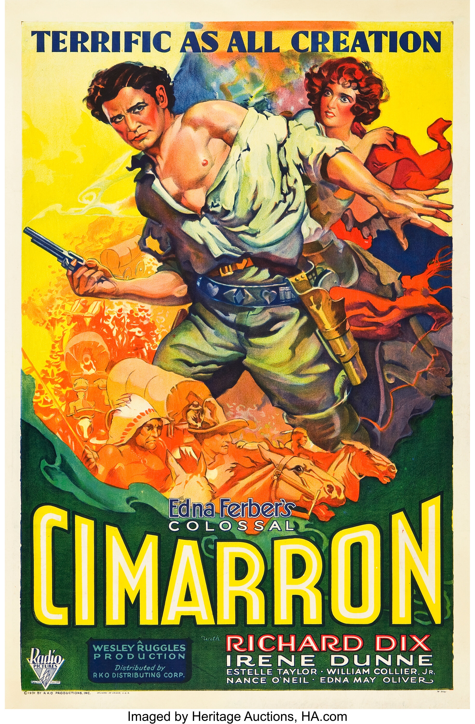 Cimarron (RKO, 1931). One Sheet (27