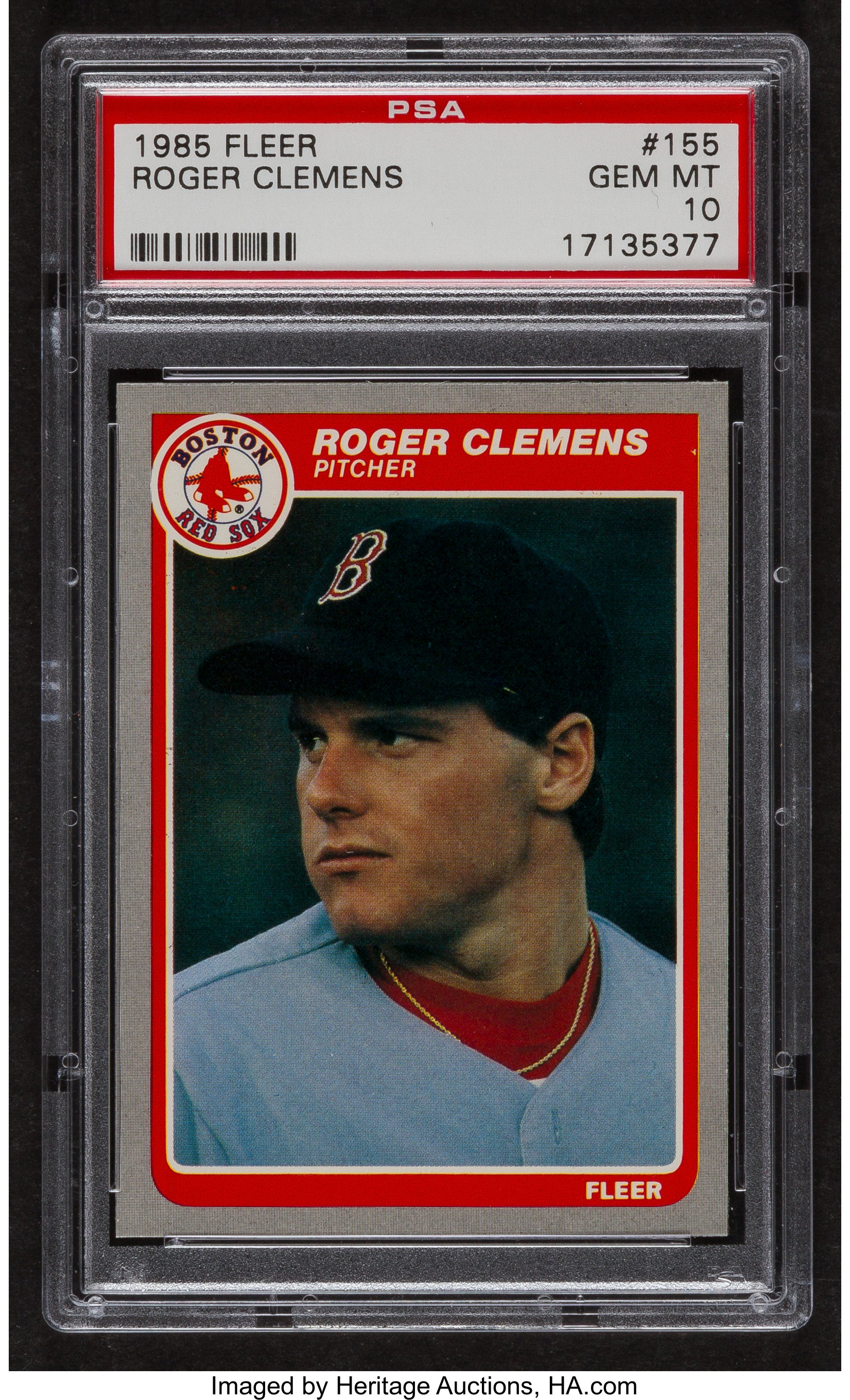 Sold at Auction: 1985 Topps Roger Clemens Rookie Psa 9