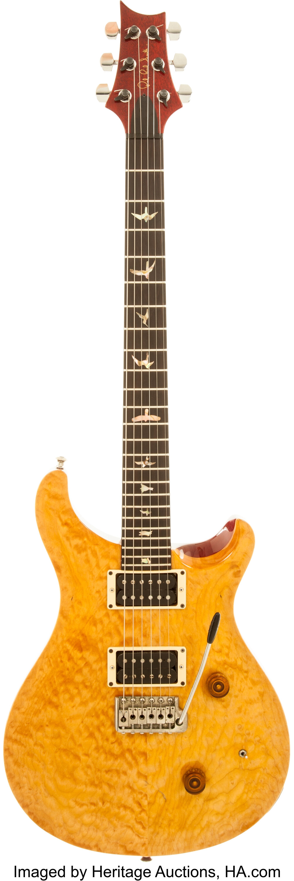 Ted Nugent's 1987 Paul Reed Smith (PRS) Custom Vintage Yellow Solid ...