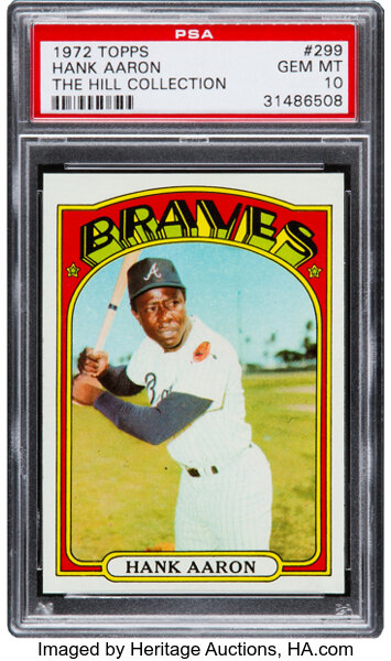 WHEN TOPPS HAD (BASE)BALLS!: 1970 IN-GAME ACTION: HANK AARON