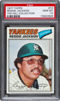 1977 Topps Reggie Jackson #10 PSA Gem Mint 10.... Baseball Cards