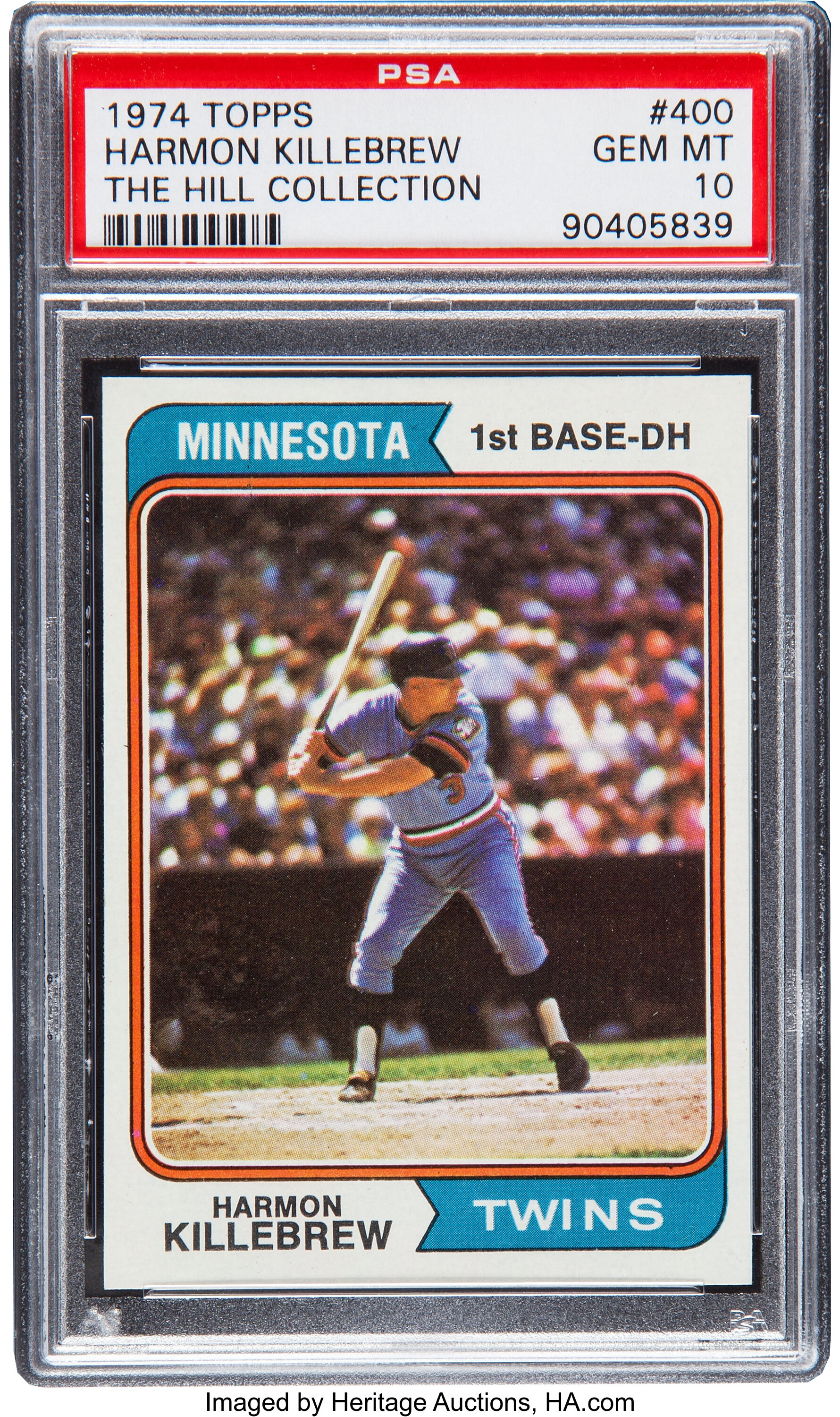 At Auction: 1974 Topps #400 Harmon Killebrew